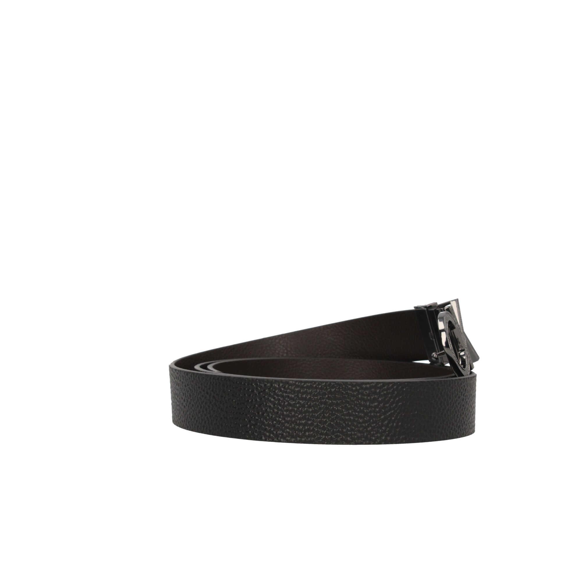 Cintura Calvin Klein Reversibile in Pelle con Fibbia Logo Metallico