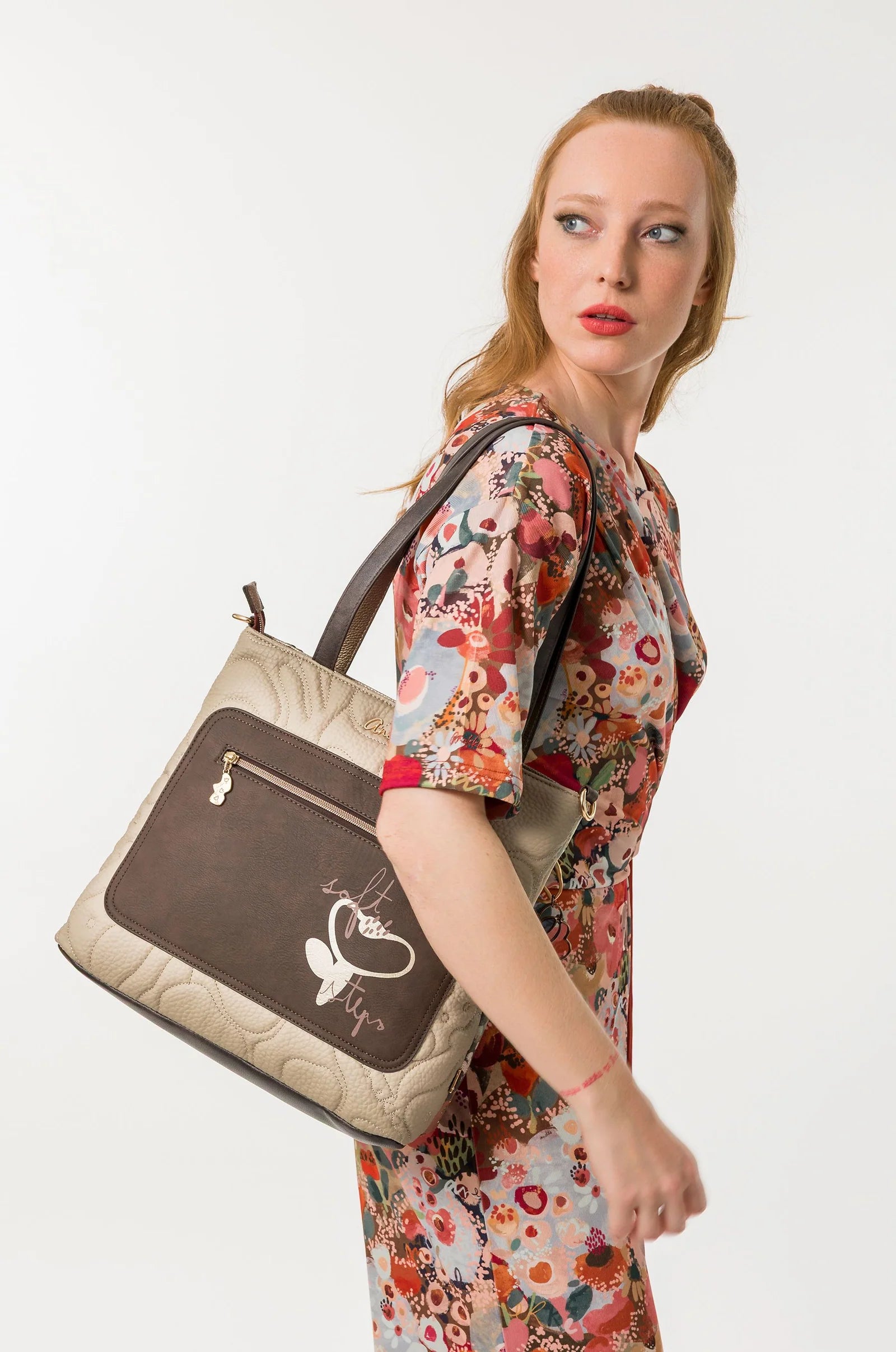 Borsa a Spalla Donna Anekke Grande con Tracolla