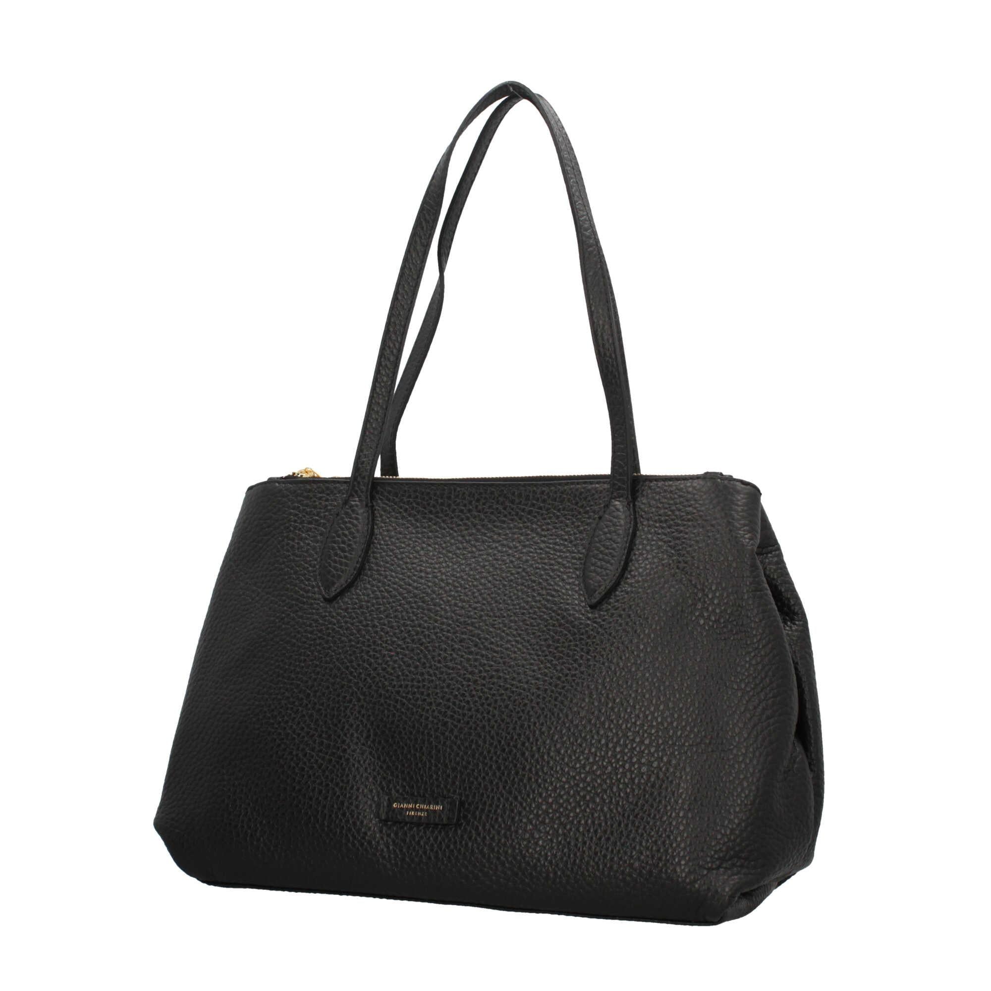 Gianni Chiarini Mara - Shopping Bag Elegante e Versatile in Pelle Grana Maxi