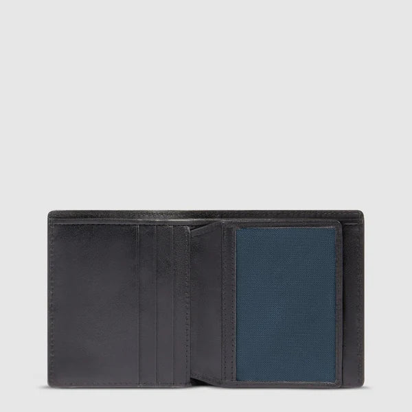 Portafoglio Piquadro in pelle con portadocumenti e portacarte Nero TU | Giò Fashion