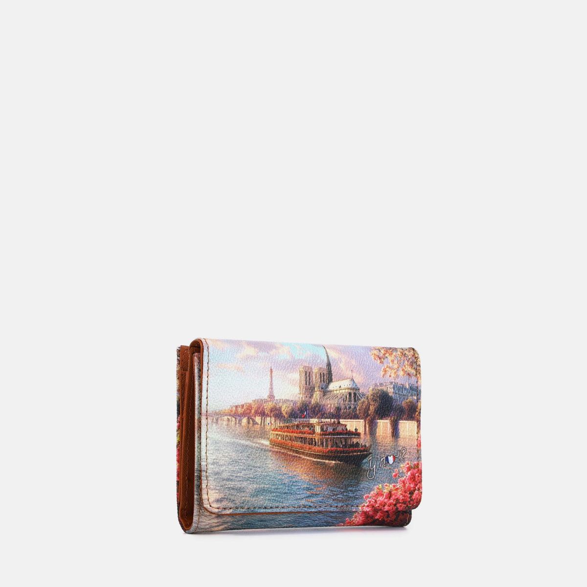 Portafoglio Donna Ynot? Yes Bag Paris con Patta e Zip in Ecopelle