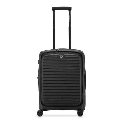 Trolley Cabina Roncato Espandibile 4 Ruote Scocca Rigida Compatto NERO TU | Giò Fashion