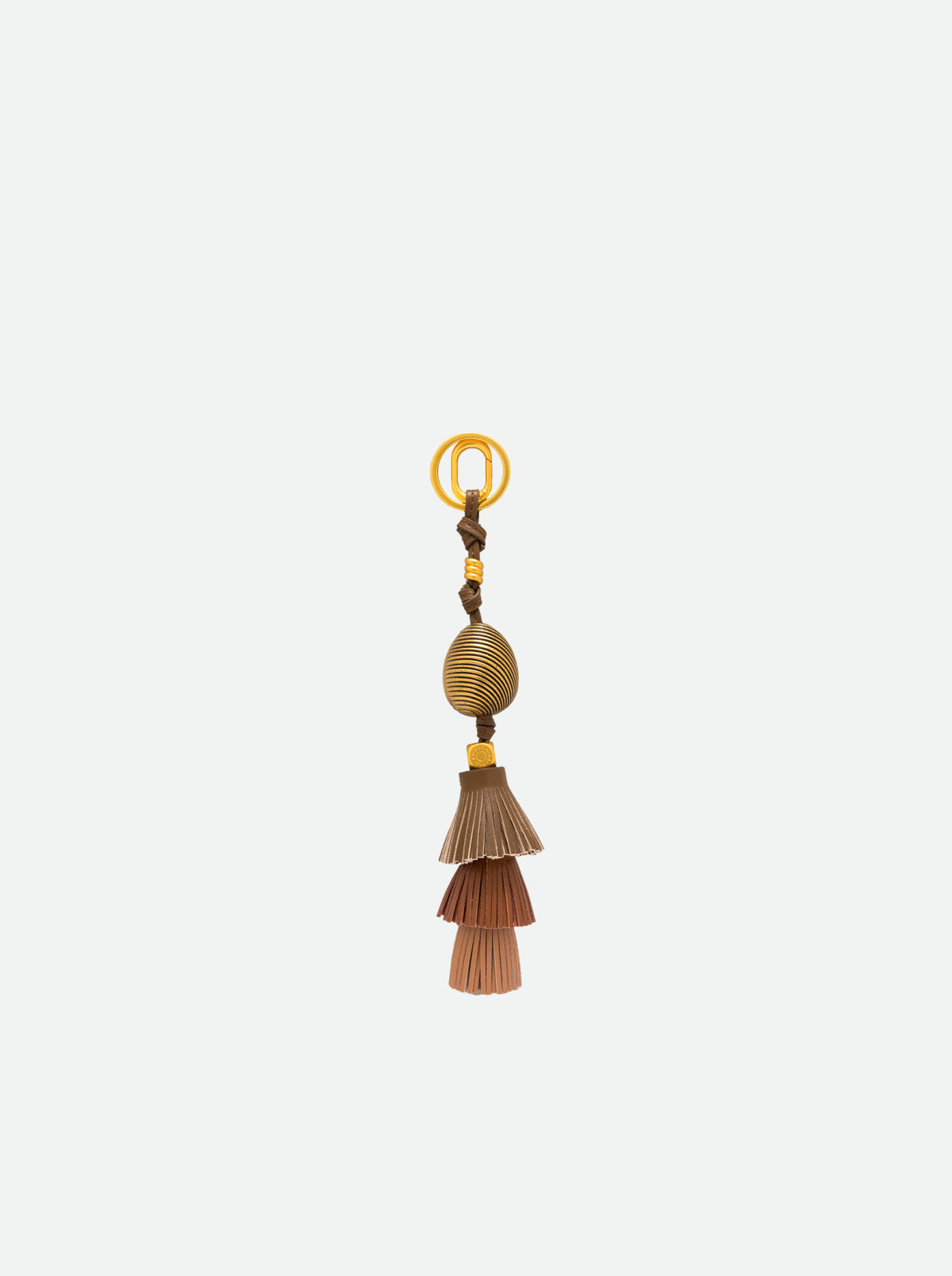 Charm Portachiavi Gianni Chiarini Egg in Ecopelle con Moschettone Logato