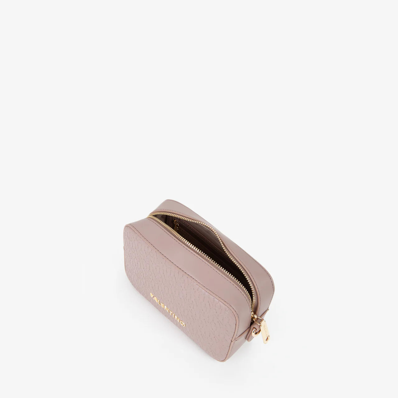 Valentino borsa a tracolla donna compatta con logo in rilievo Beige TU | Giò Fashion