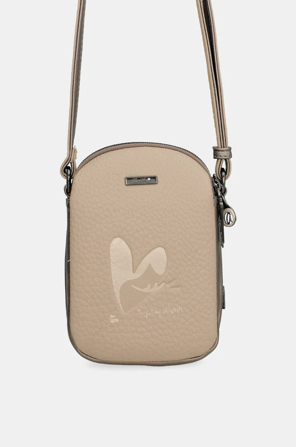 Borsa tracolla donna Anekke piccola con zip e tracolla regolabile