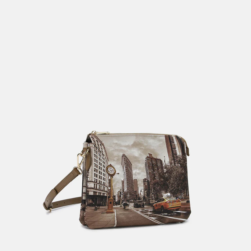 Ynot borsa a spalla con doppio scomparto