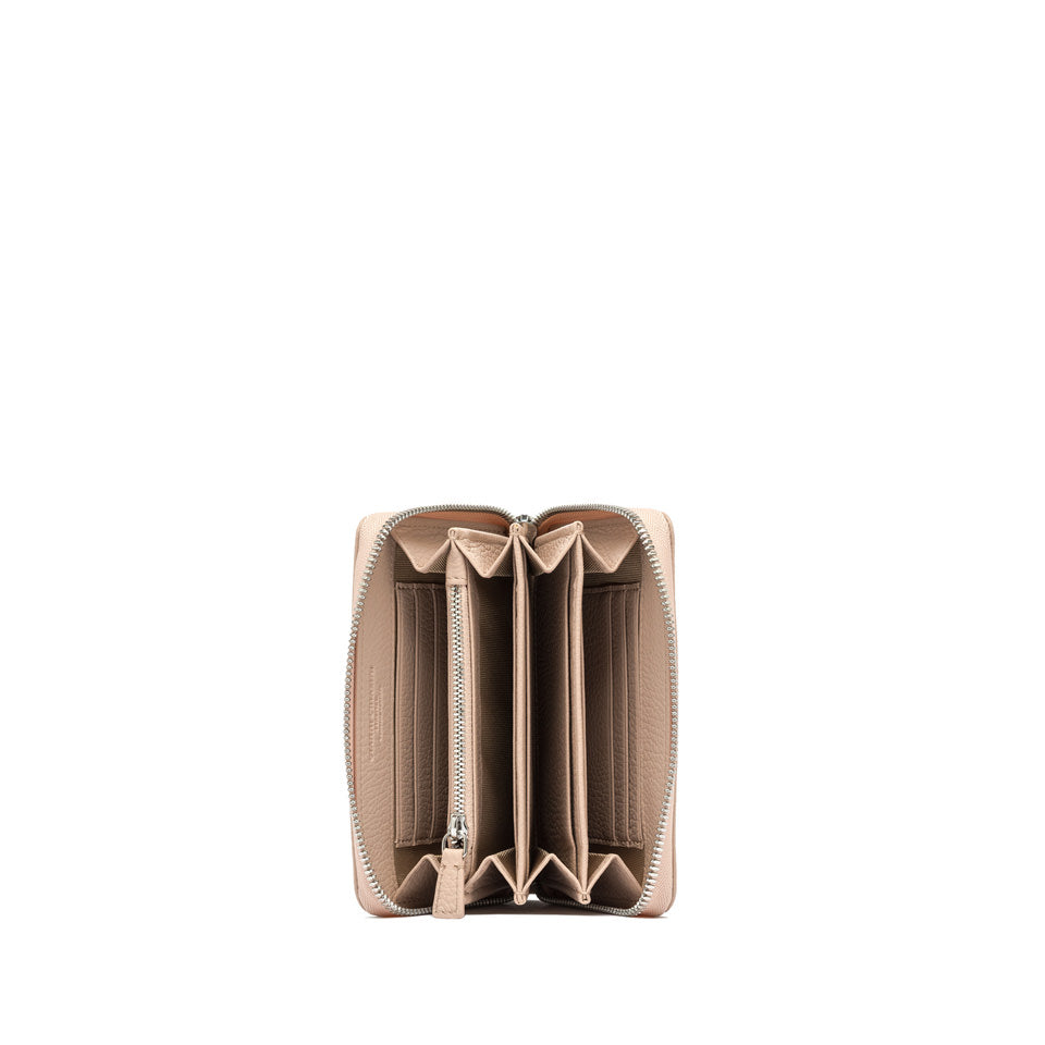 Portafoglio Medio Gianni Chiarini Wallets Grain in pelle grana Rosa TU | Giò Fashion