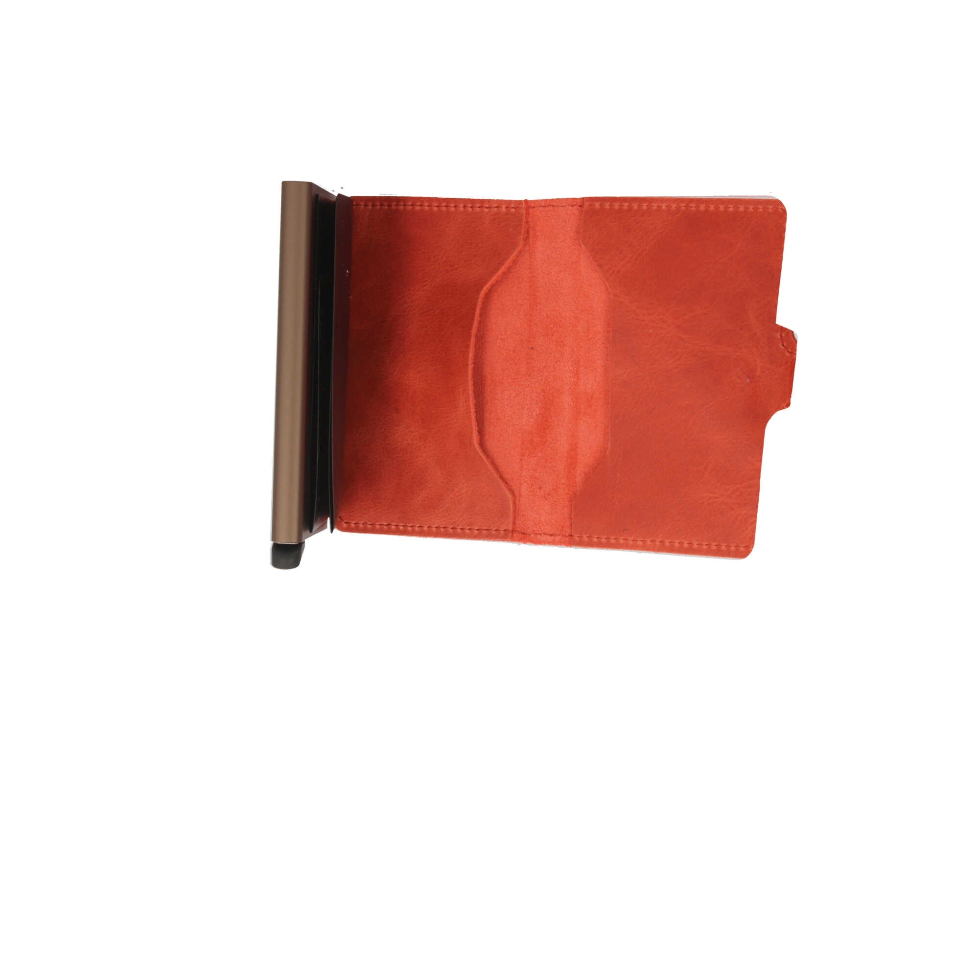 Secrid Miniwallet in Pelle Rossa con Cardprotector RFID