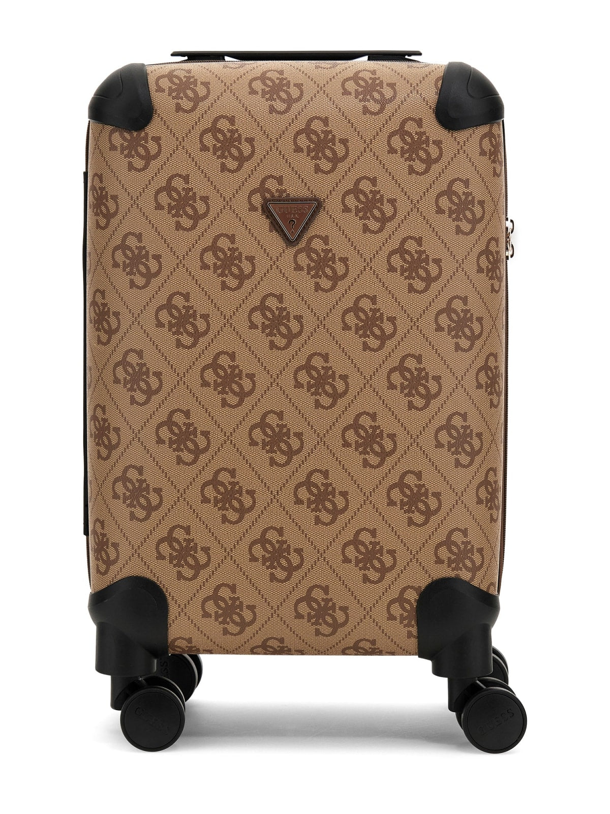 Trolley Cabina Guess Berta 18 pollici 8 ruote logo LATTE LOGO/MARRONE TU | Giò Fashion