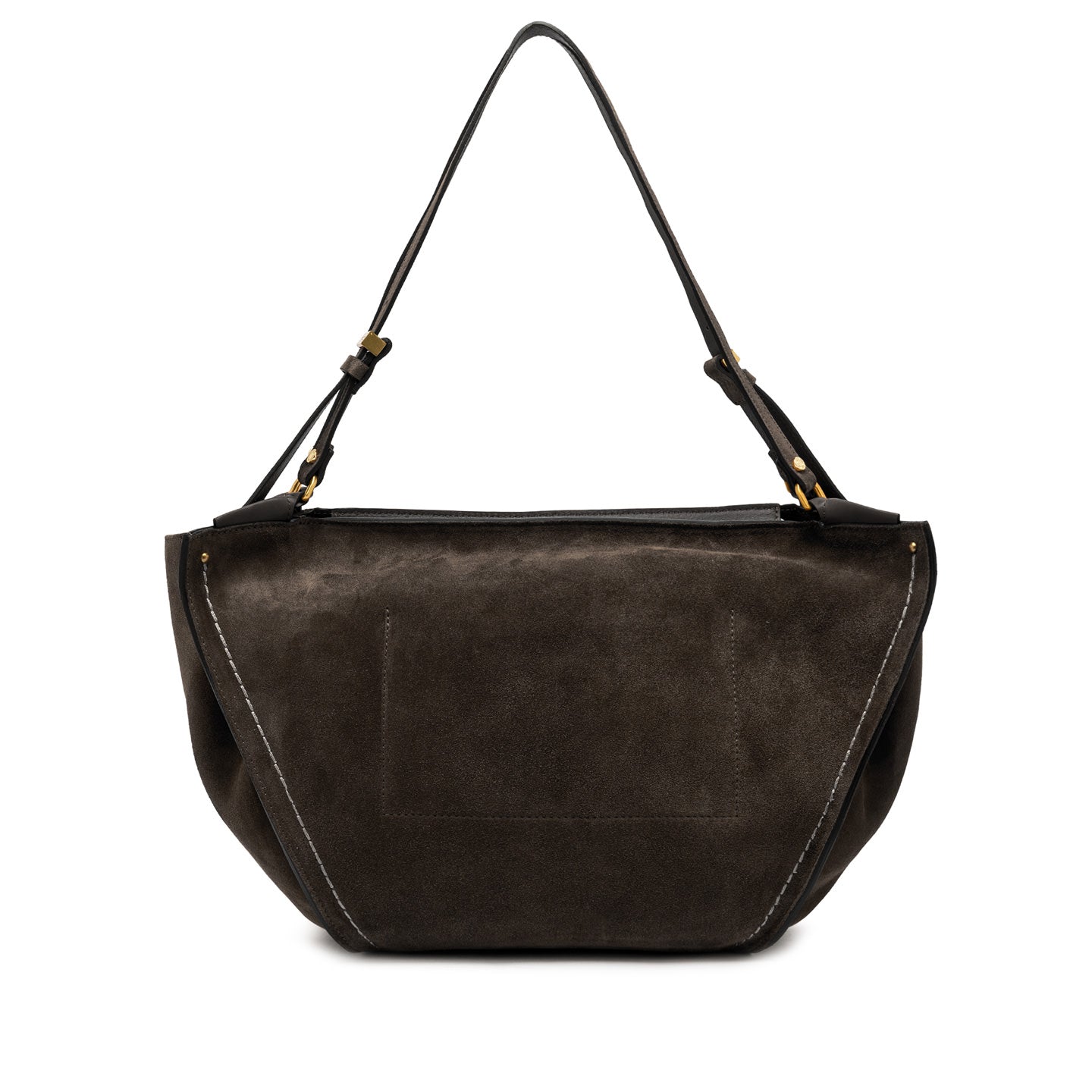Borsa shopping Gianni Chiarini Bloom in suede con doppi manici Marrone TU | Giò Fashion