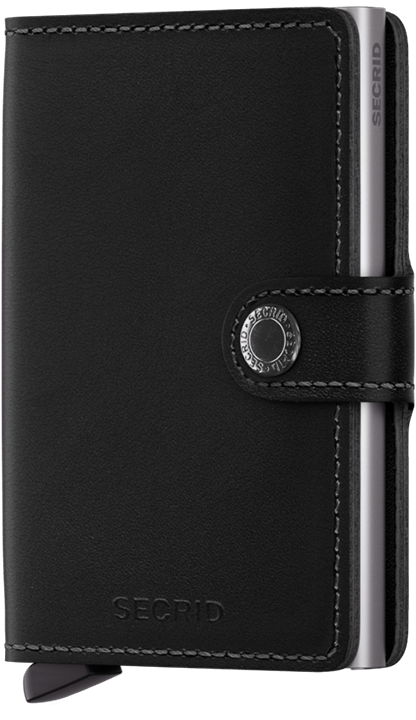Portafoglio Secrid Miniwallet in pelle con blocco RFID e design elegante NERO TU | Giò Fashion
