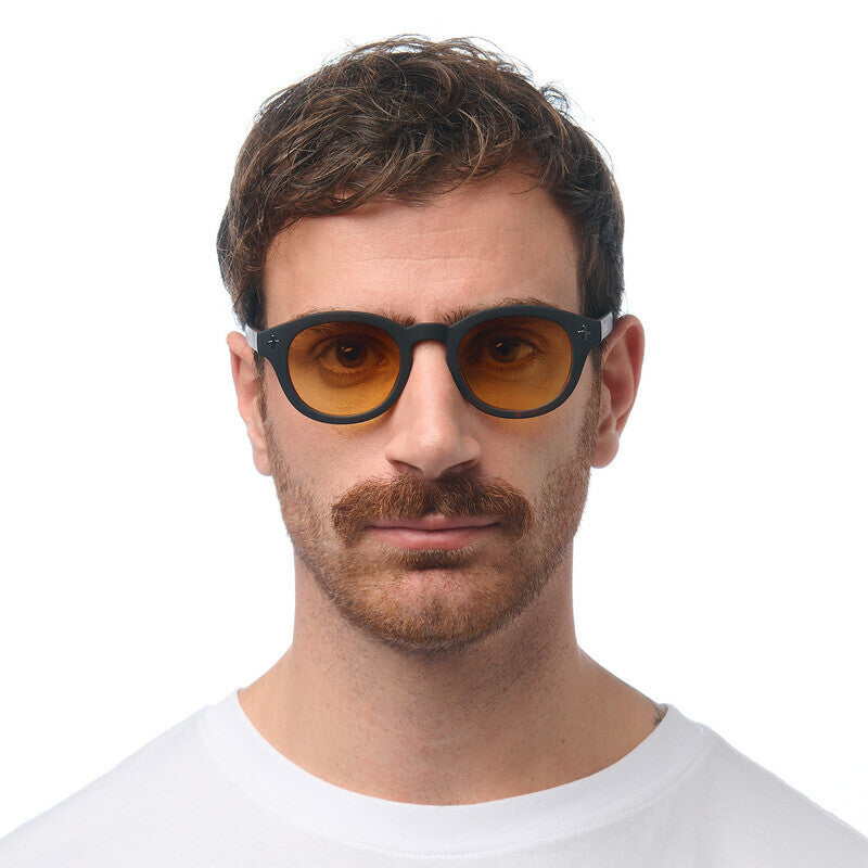 OKKIA Milano Occhiali da Sole Unisex con Lenti Sfumate e Protezione UV400