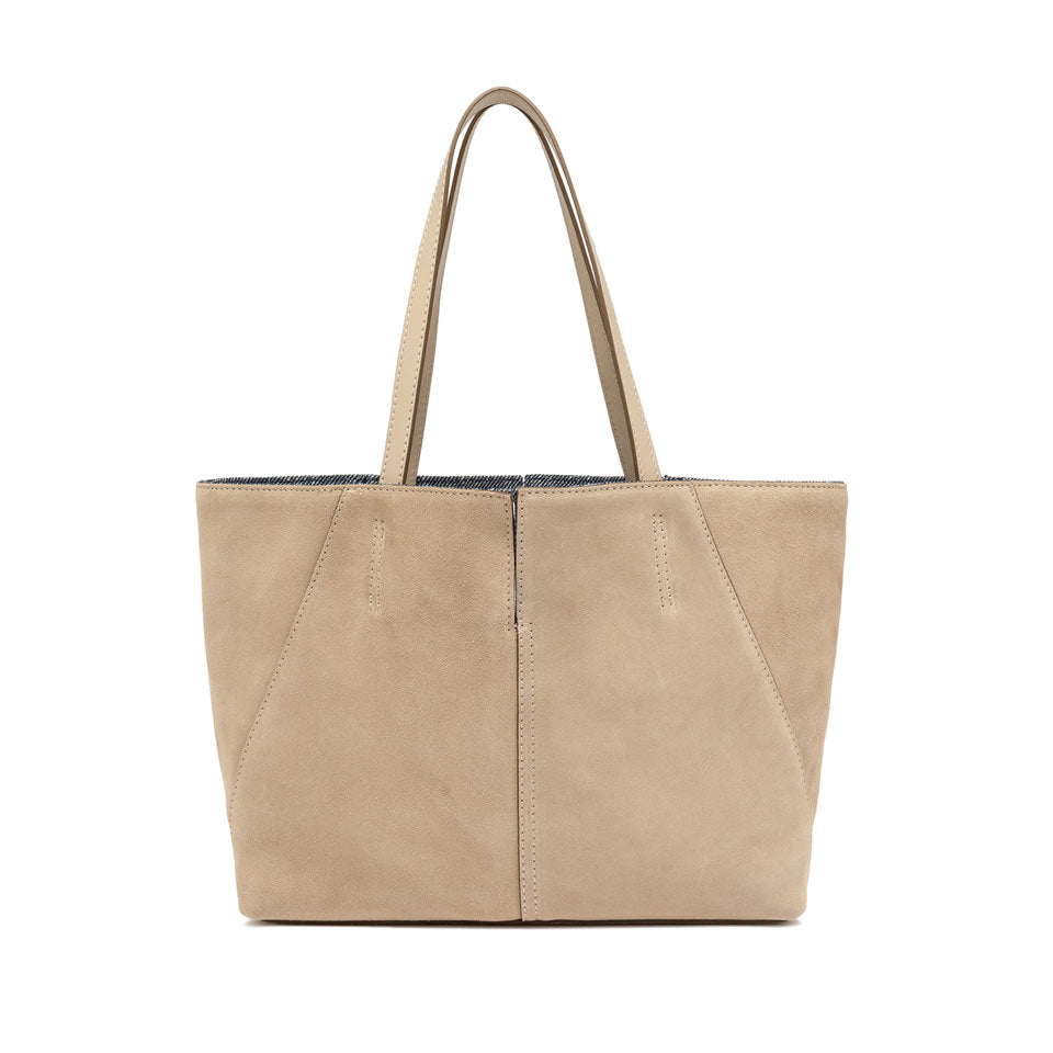 Gianni Chiarini borsa shopper a spalla grande capiente elegante minimal Nude TU | Giò Fashion