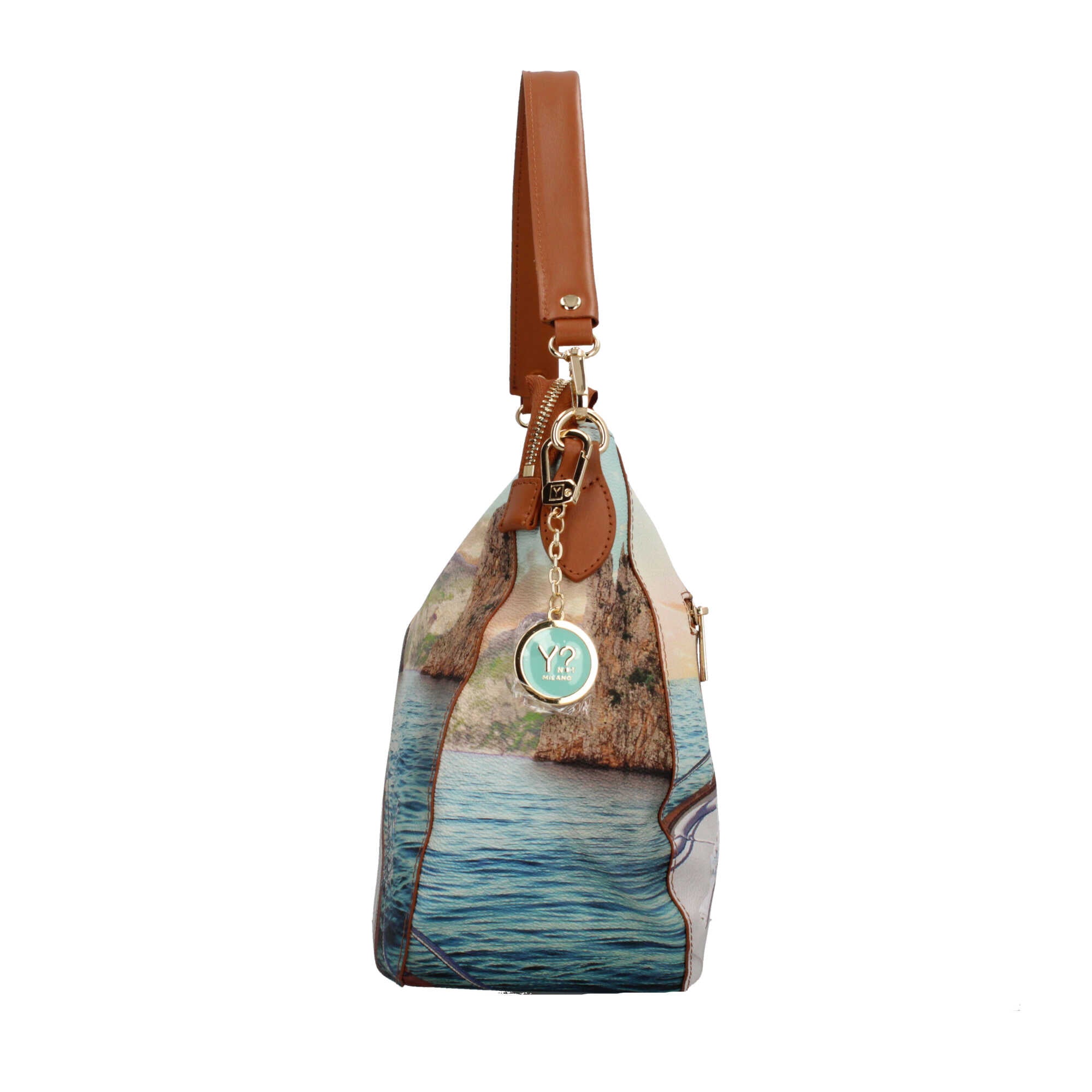Ynot? Borsa a Spalla Donna Edizione Limitata Morbida con Zip NAPOLI TU | Giò Fashion