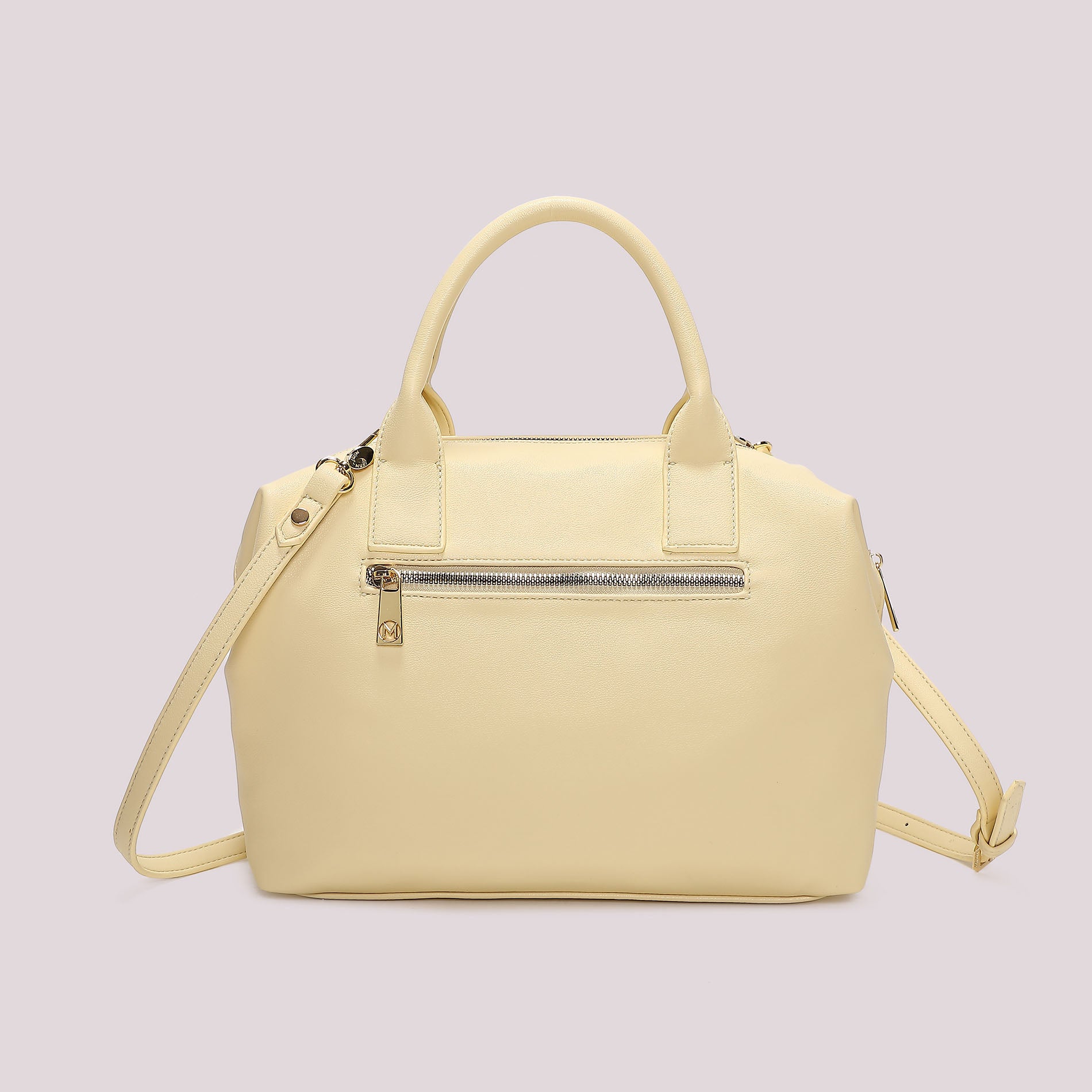 Borsa a mano donna Mimi Mua con tracolla e motivo trapuntato stile elegante GIALLO CHIARO TU | Giò Fashion