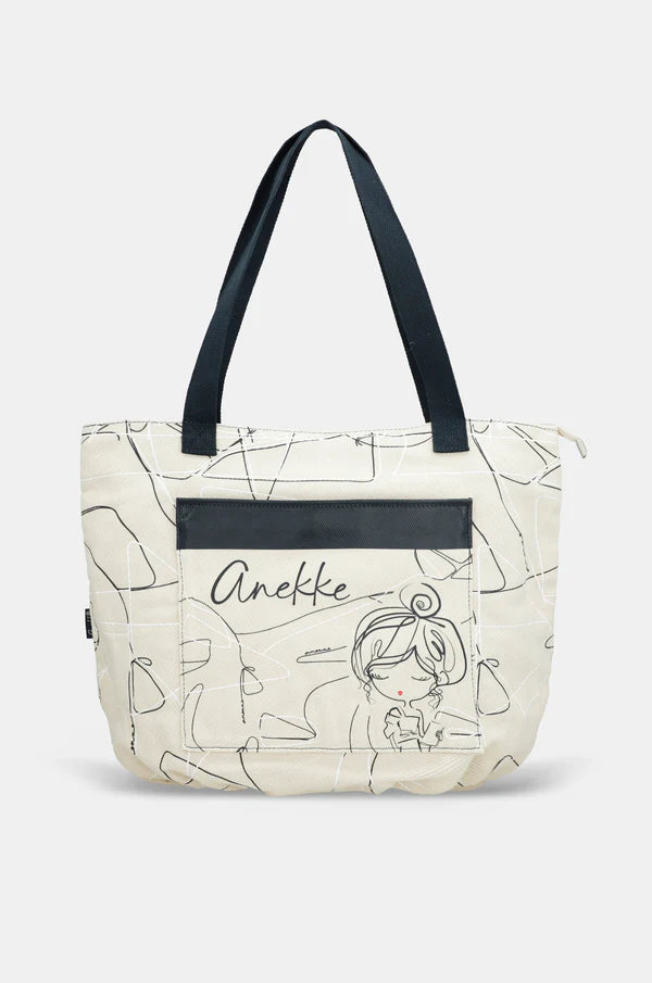 Borsa Shopping Anekke Donna con Tasca Frontale Capiente e Versatile Bianco TU | Giò Fashion