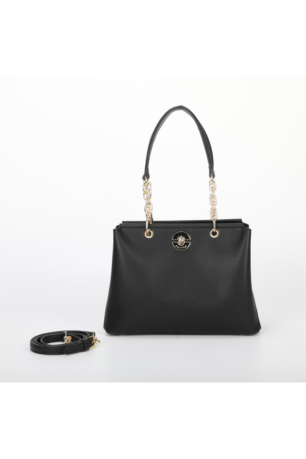 Borsa a mano Mimi Mua con manici a catena NERO TU | Giò Fashion