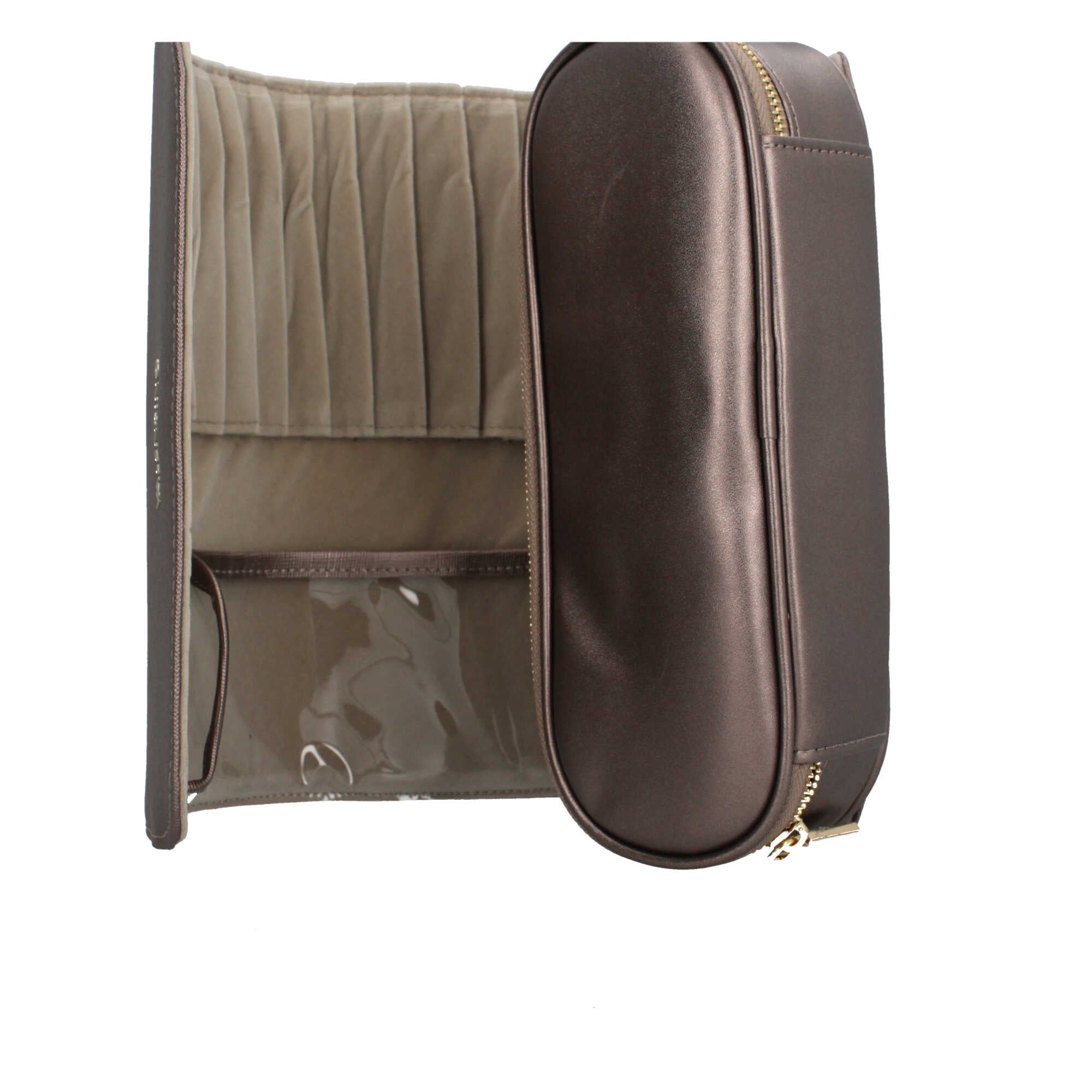 Portagioielli valentino con chiusura zip CANNAFUCI TU | Giò Fashion
