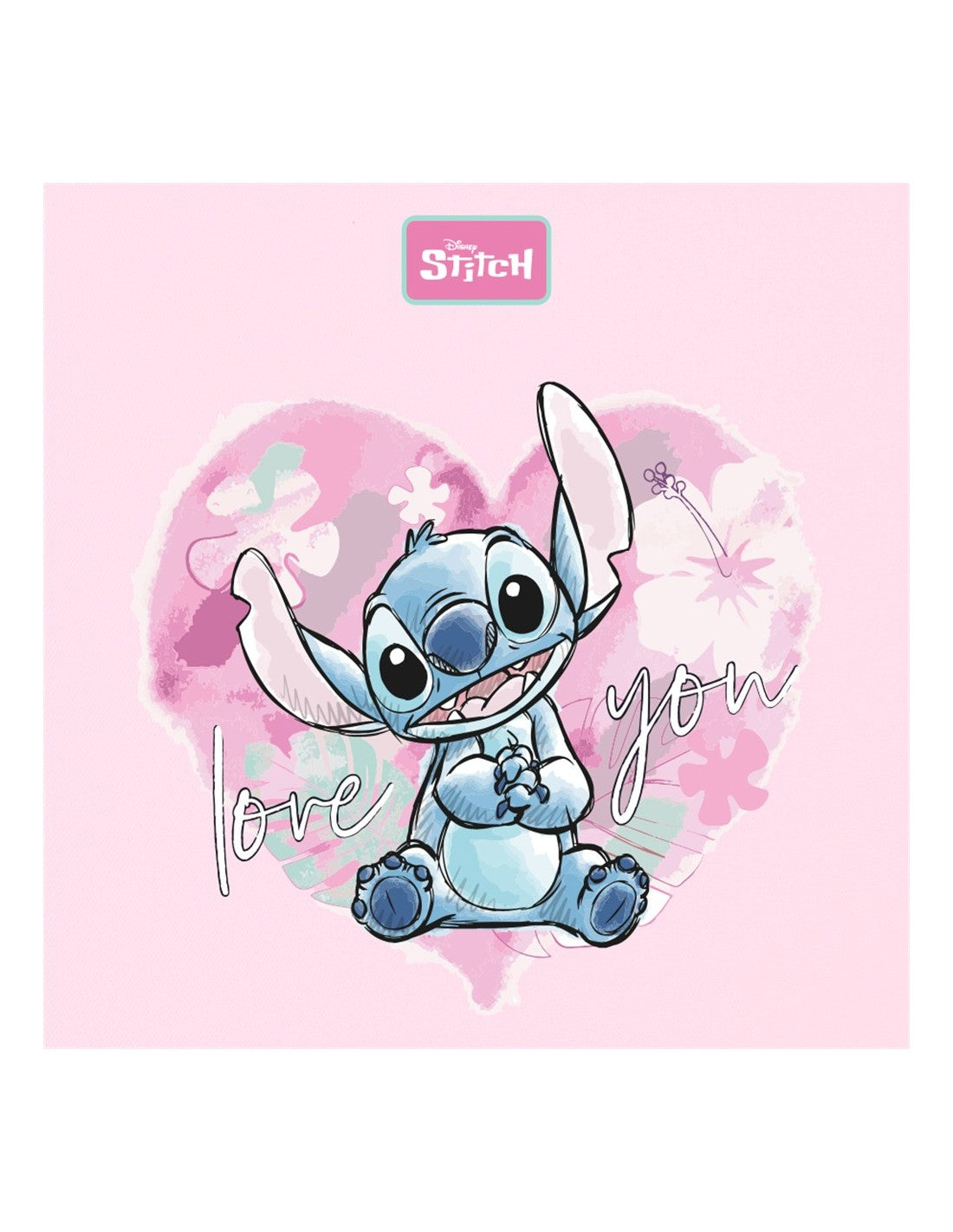 Disney Stitch Trolley Bambina 50 cm Valigia Rigida in ABS 4 Ruote 33 Litri