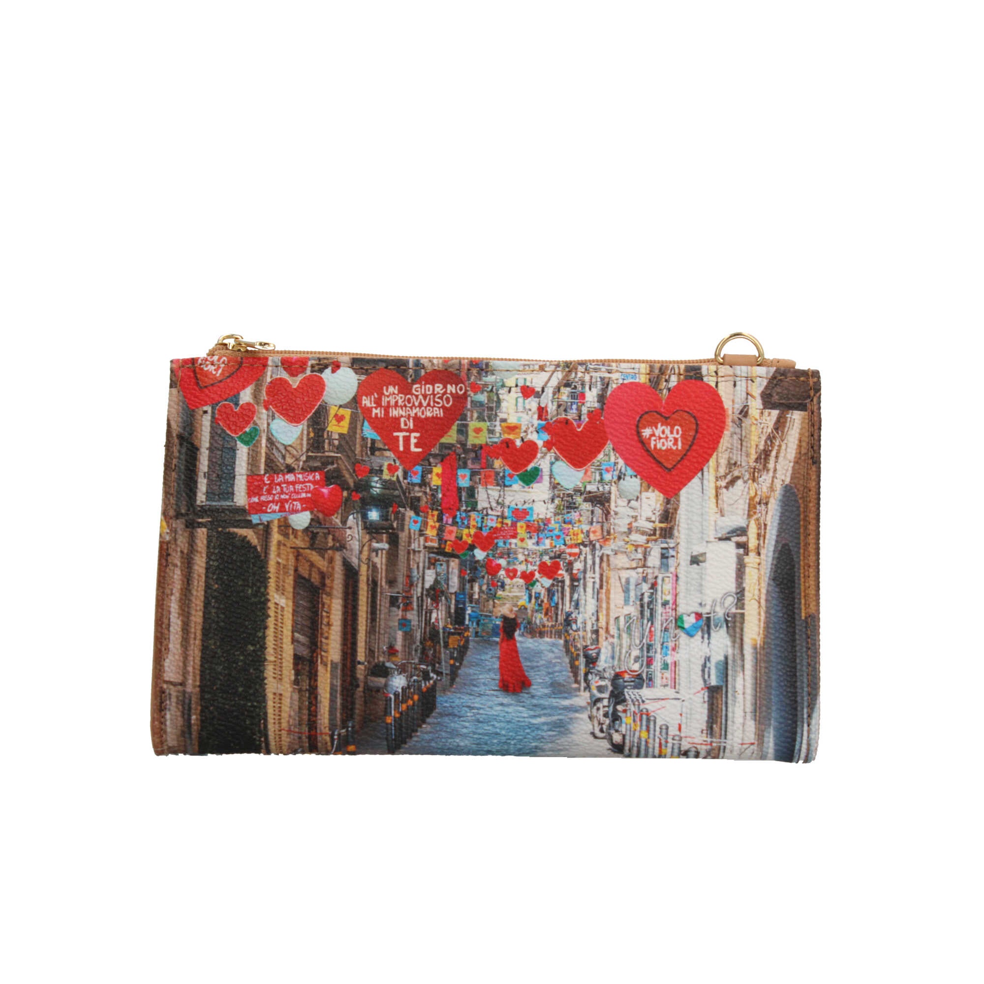 Portafoglio pochette Y Not Napoli Love