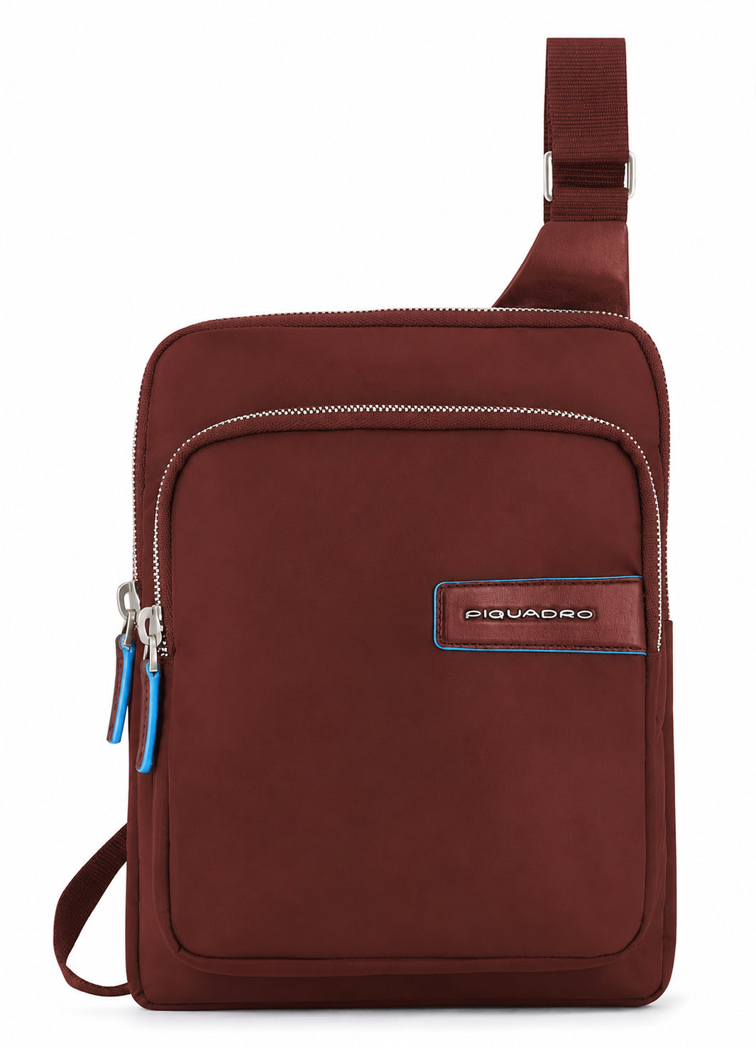 Borsello Piquadro Porta iPad in Tessuto e Pelle Blu CA5704RY