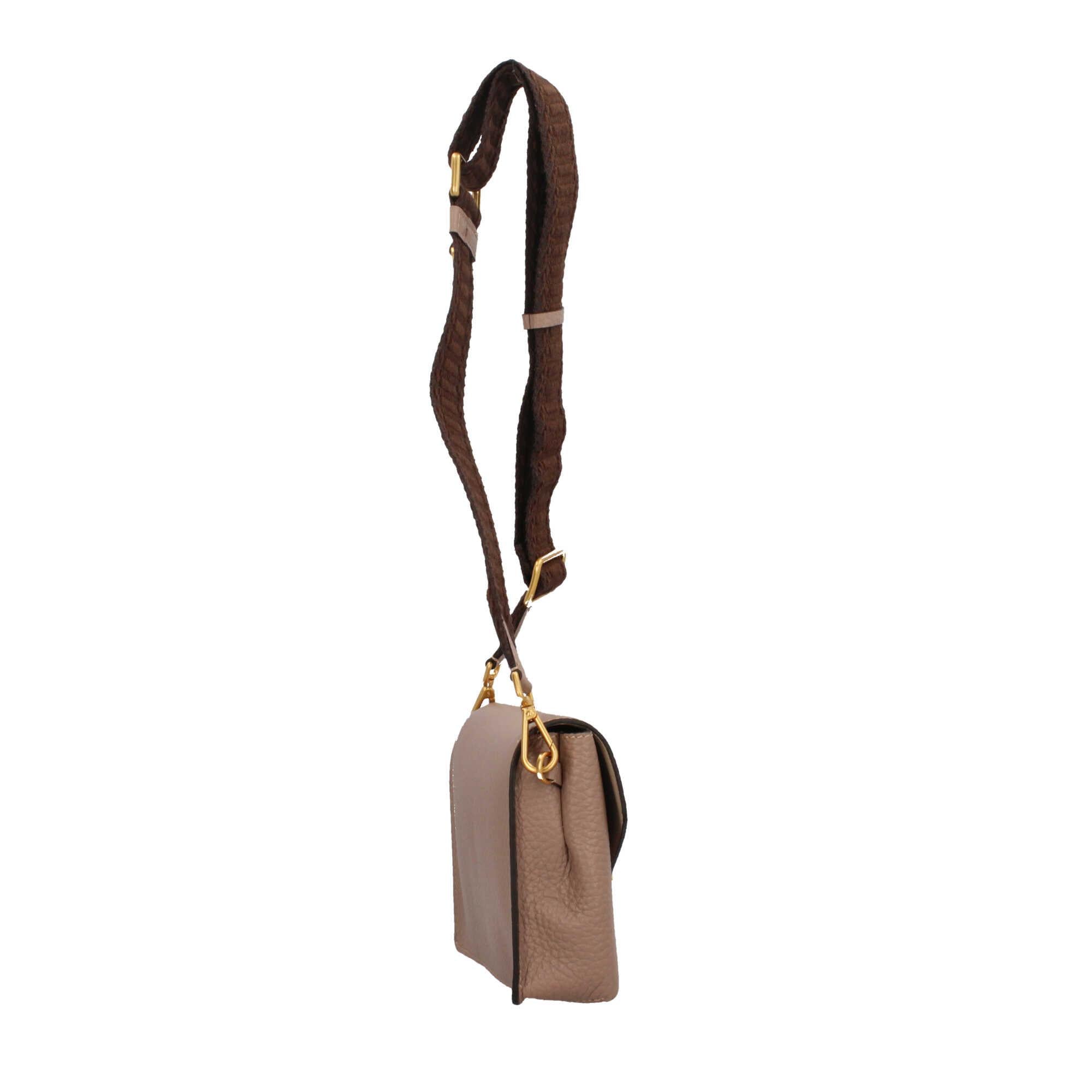 Gianni Chiarini Corallo Mini Bag Essenziale in Pelle Grana Maxi