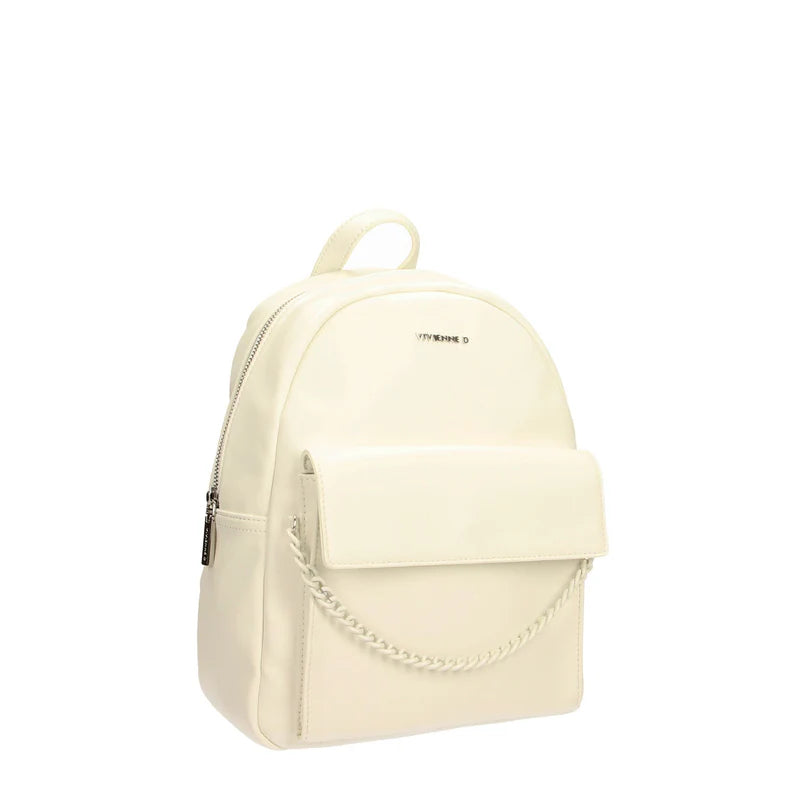 Zaino Vivienne D donna minimal design moderno capiente elegante Bianco TU | Giò Fashion
