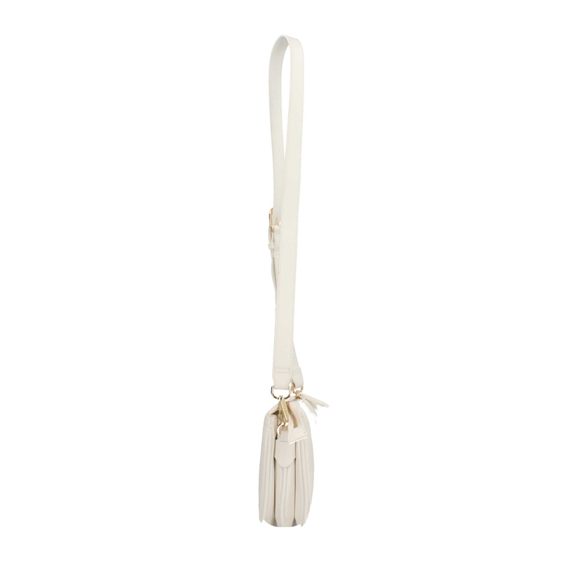 Valentino pochette elegante con tracolla rimovibile e logo frontale Bianco TU | Giò Fashion