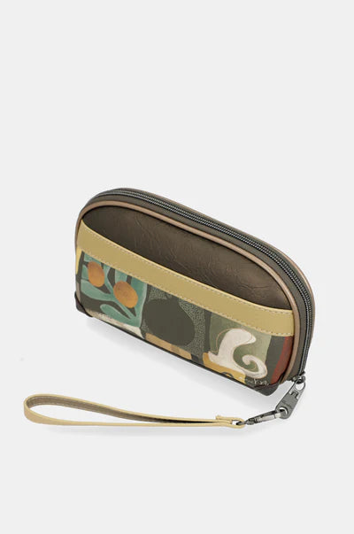 Beauty case donna Anekke con chiusura zip compatto da viaggio VERDE TU | Giò Fashion
