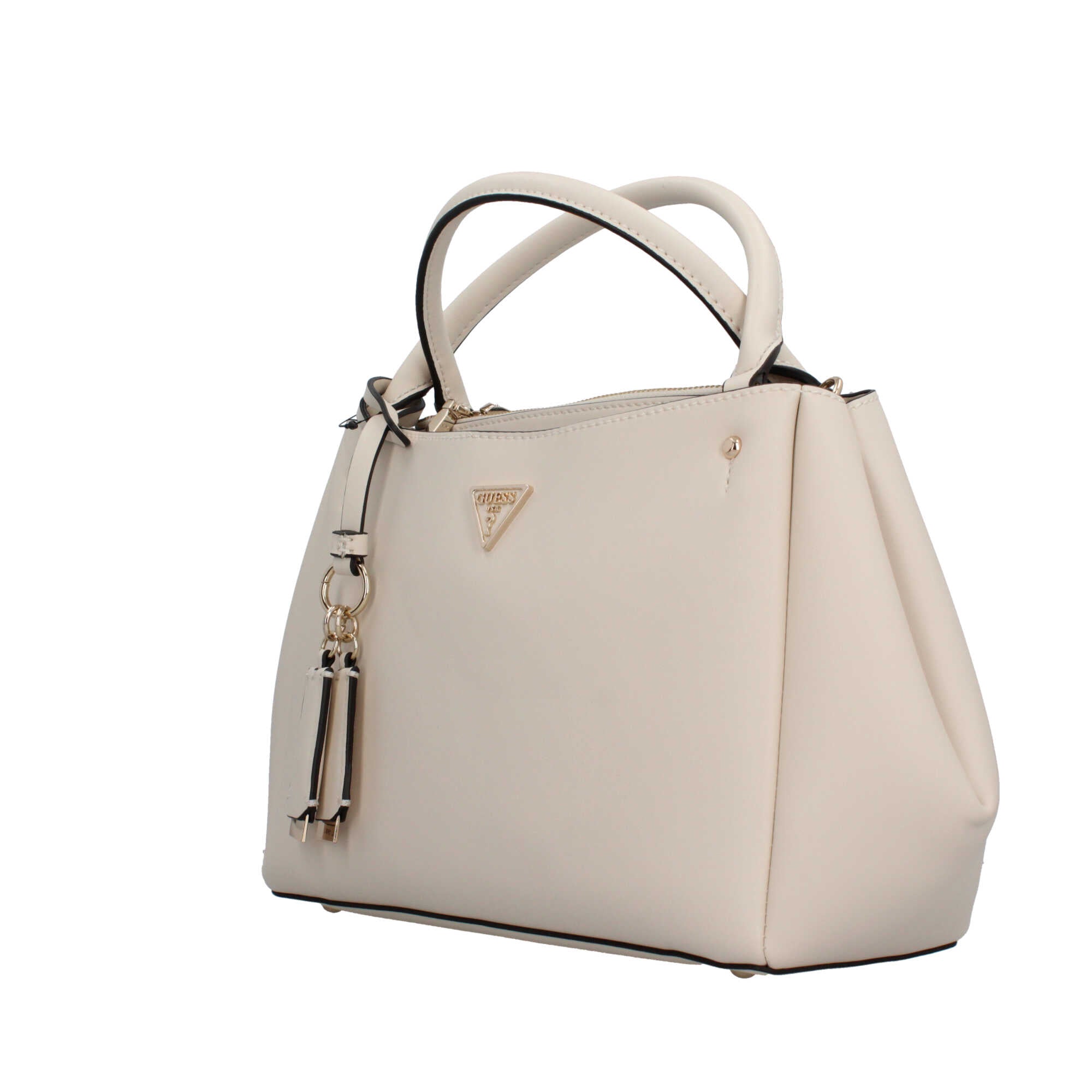 Guess handbag elegante da donna con charm logato Beige TU | Giò Fashion