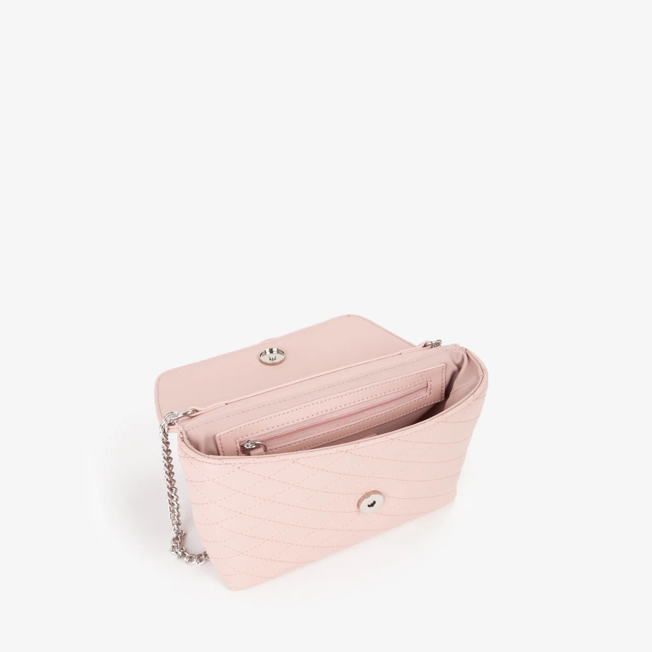 Valentino mini borsa donna trapuntata con patta Rosa TU | Giò Fashion
