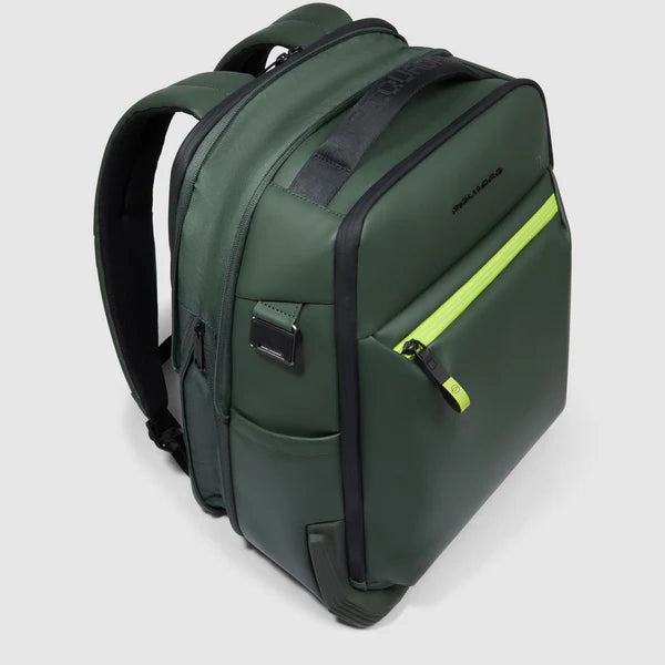 Zaino Piquadro tecnico porta PC e tablet con tasca frontale Verde TU | Giò Fashion