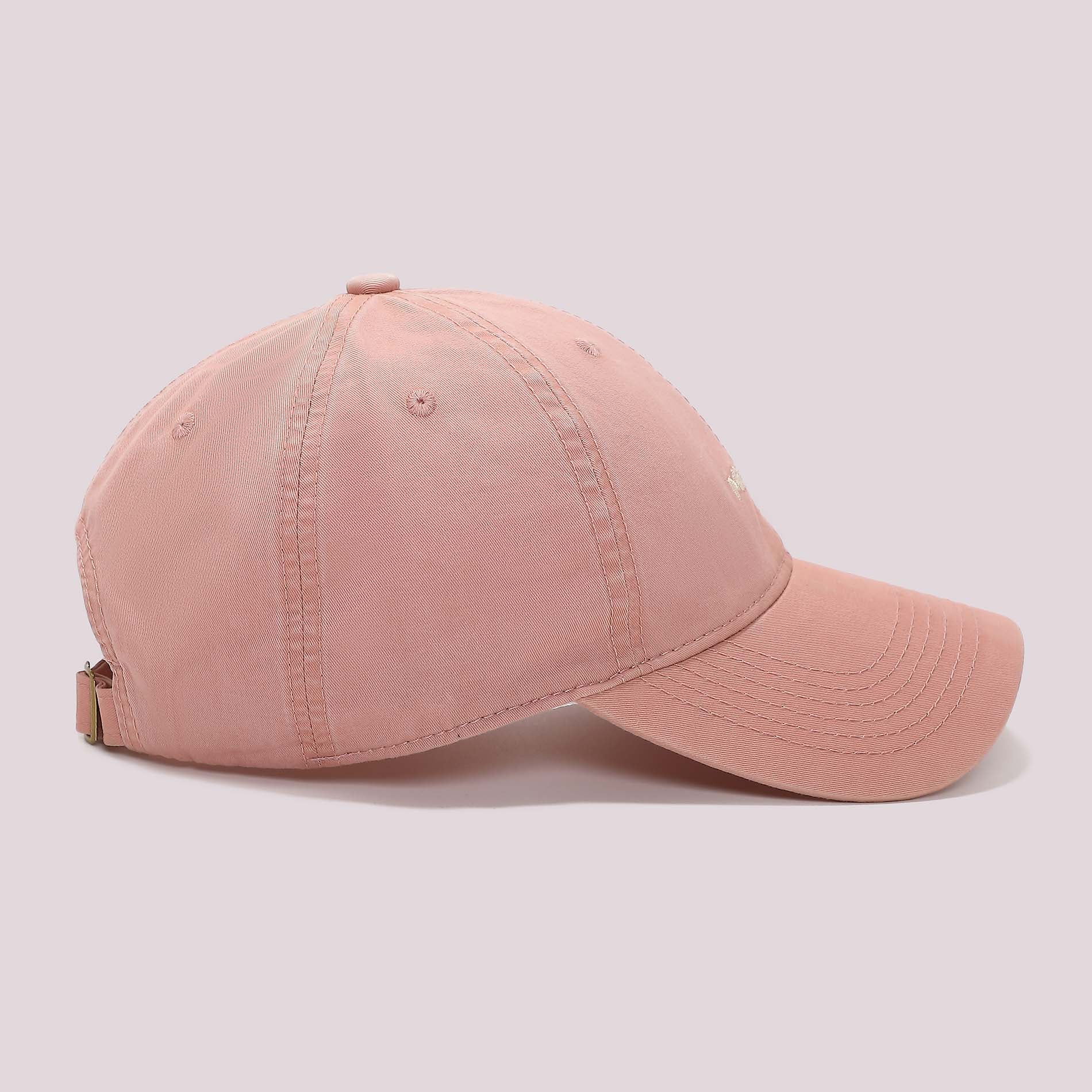 Cappello con visiera Mimi Mua in cotone con logo ricamato Rosa TU | Giò Fashion