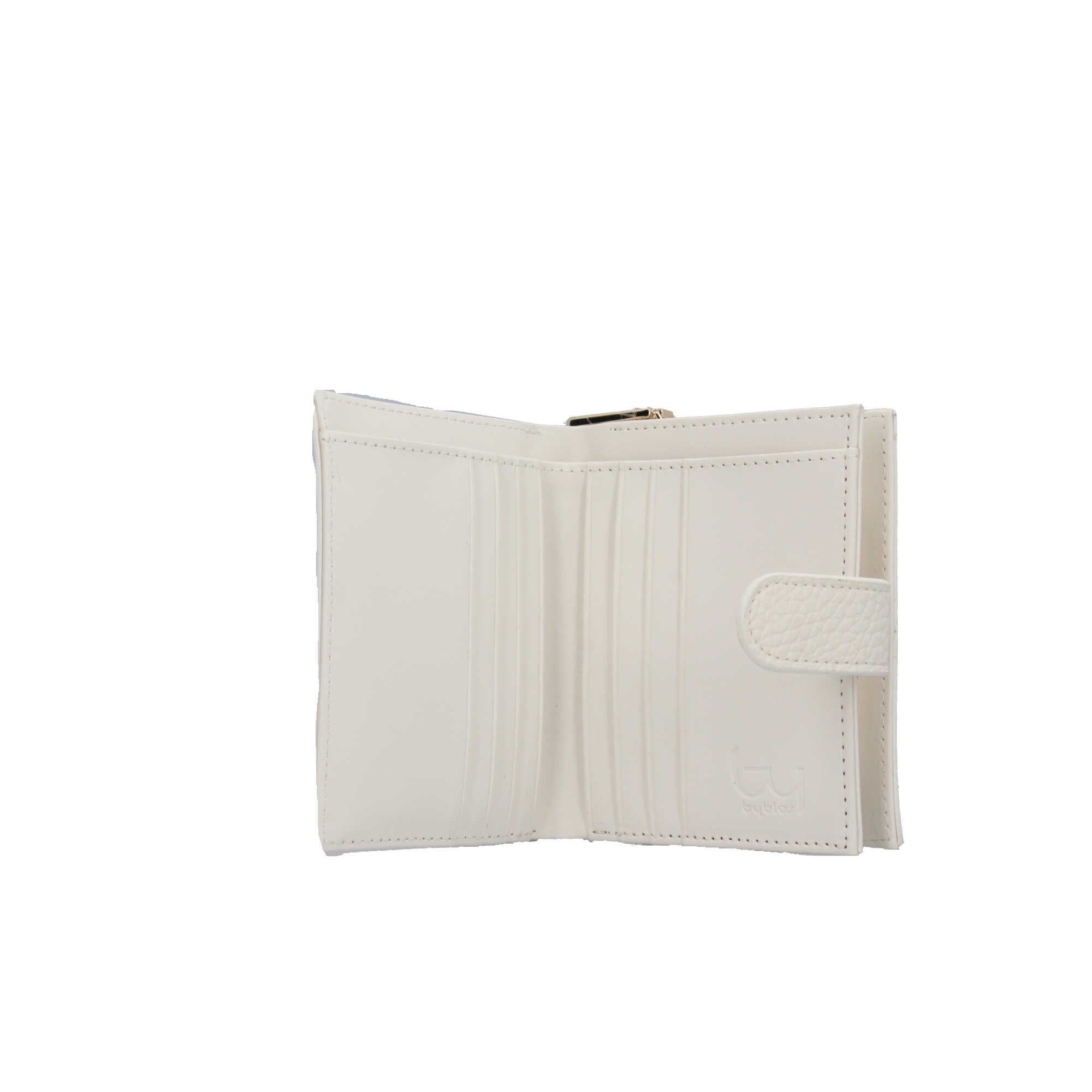 Portafoglio By Byblos compatto con chiusura a bottone Bianco TU | Giò Fashion