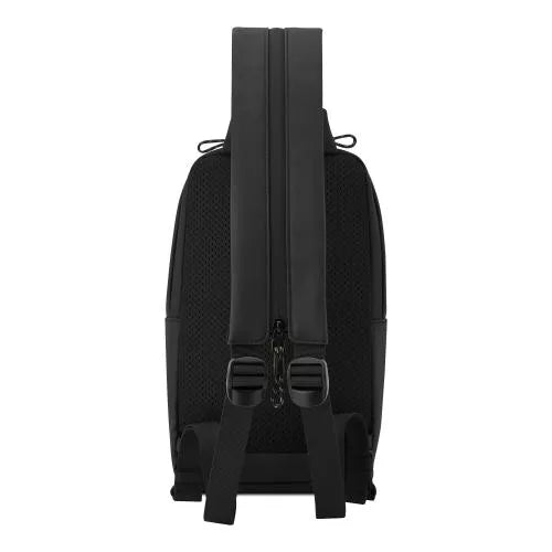 Zaino monospalla compatto con tasche e design funzionale urbano NERO TU | Giò Fashion