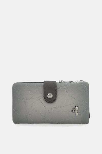 Portafoglio donna Anekke con zip e portamonete Grigio TU | Giò Fashion