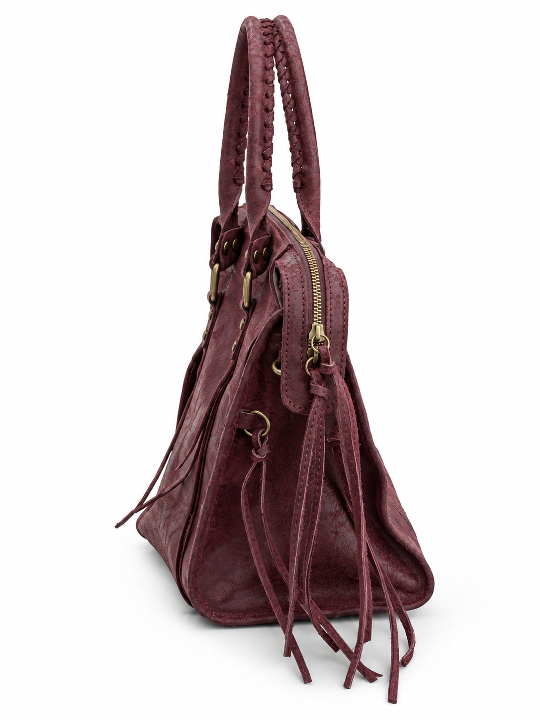 Borsa a mano in vera pelle