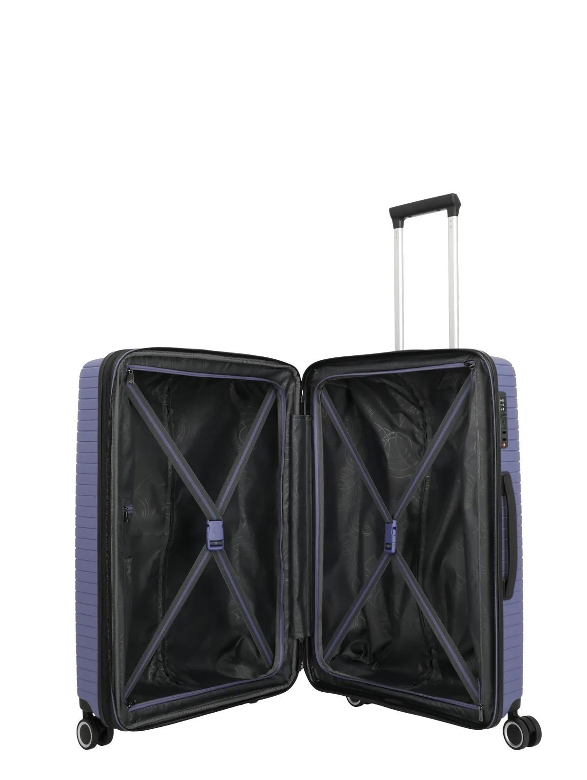 Trolley Piccolo Orbita S con 4 Ruote e Chiusura TSA VIOLA TU | Giò Fashion