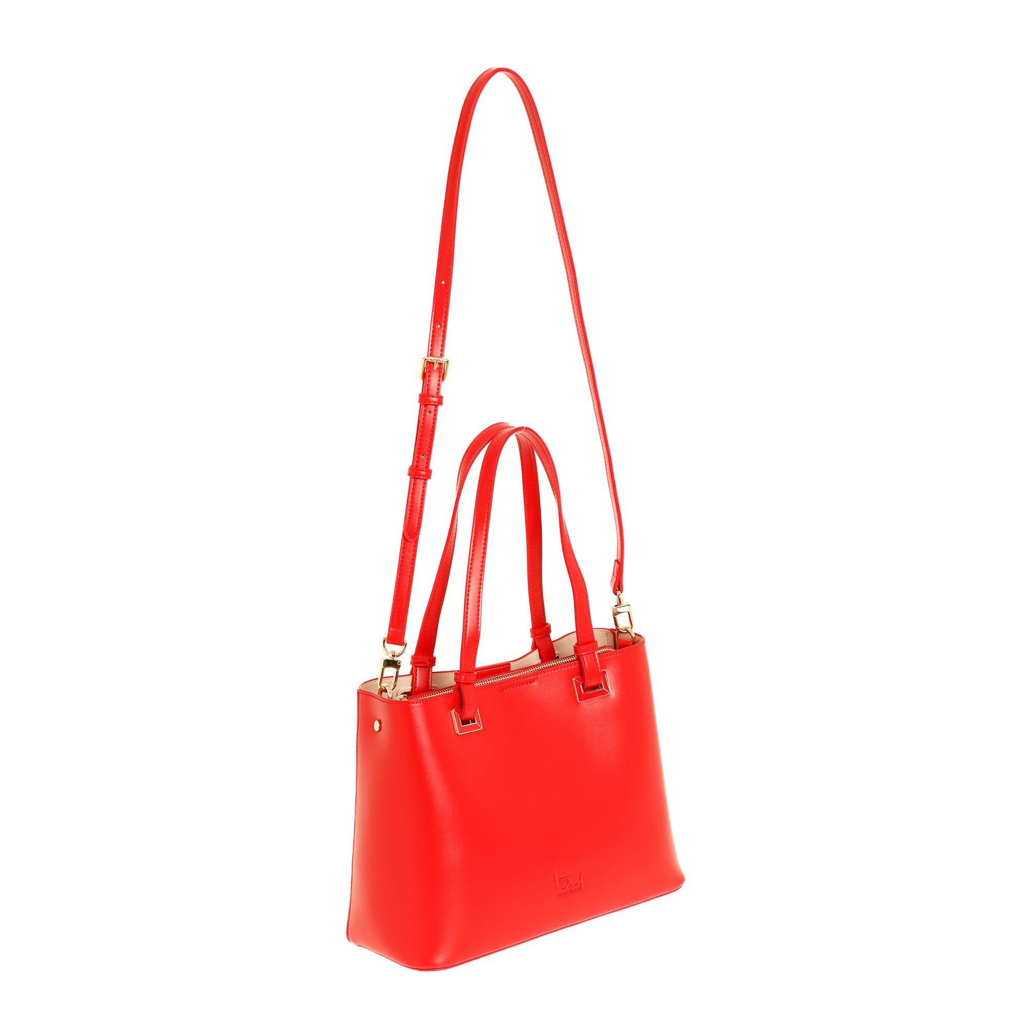 Borsa a spalla Byblos donna elegante con doppio manico e tracolla regolabile Rosso TU | Giò Fashion