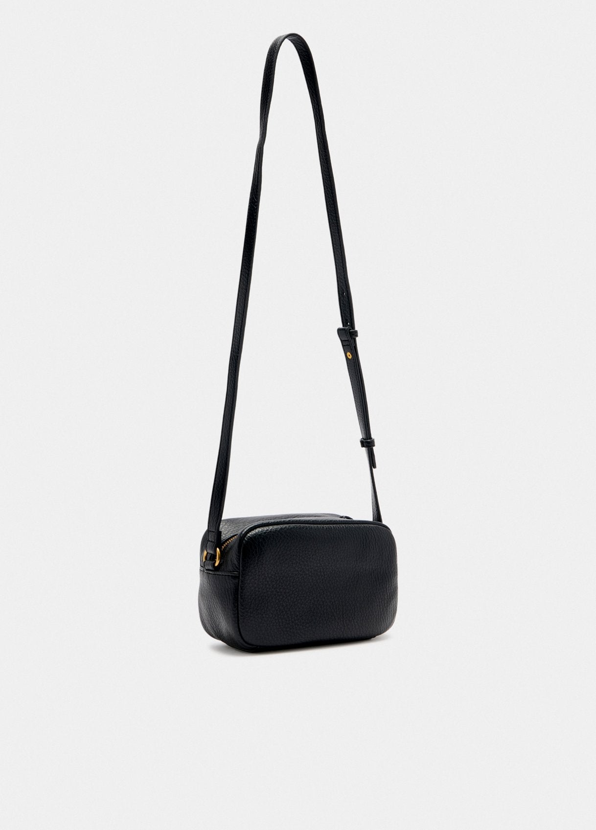 Borsa a tracolla Liu Jo compatta con logo in metallo Nero TU | Giò Fashion