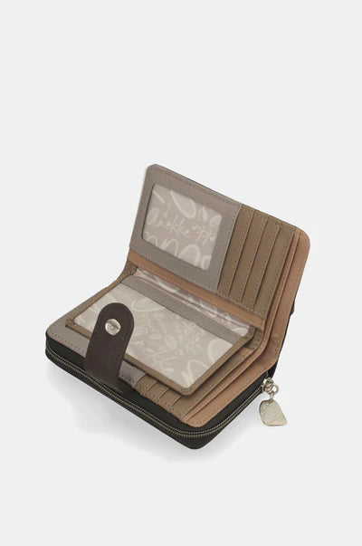 Portafoglio donna Anekke medio con zip e scomparti Beige TU | Giò Fashion