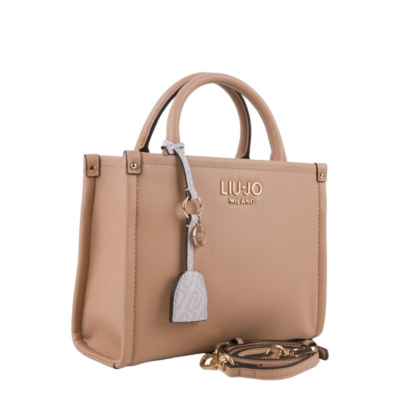 Borsa a mano Liu Jo da donna elegante con doppio manico e charm logato