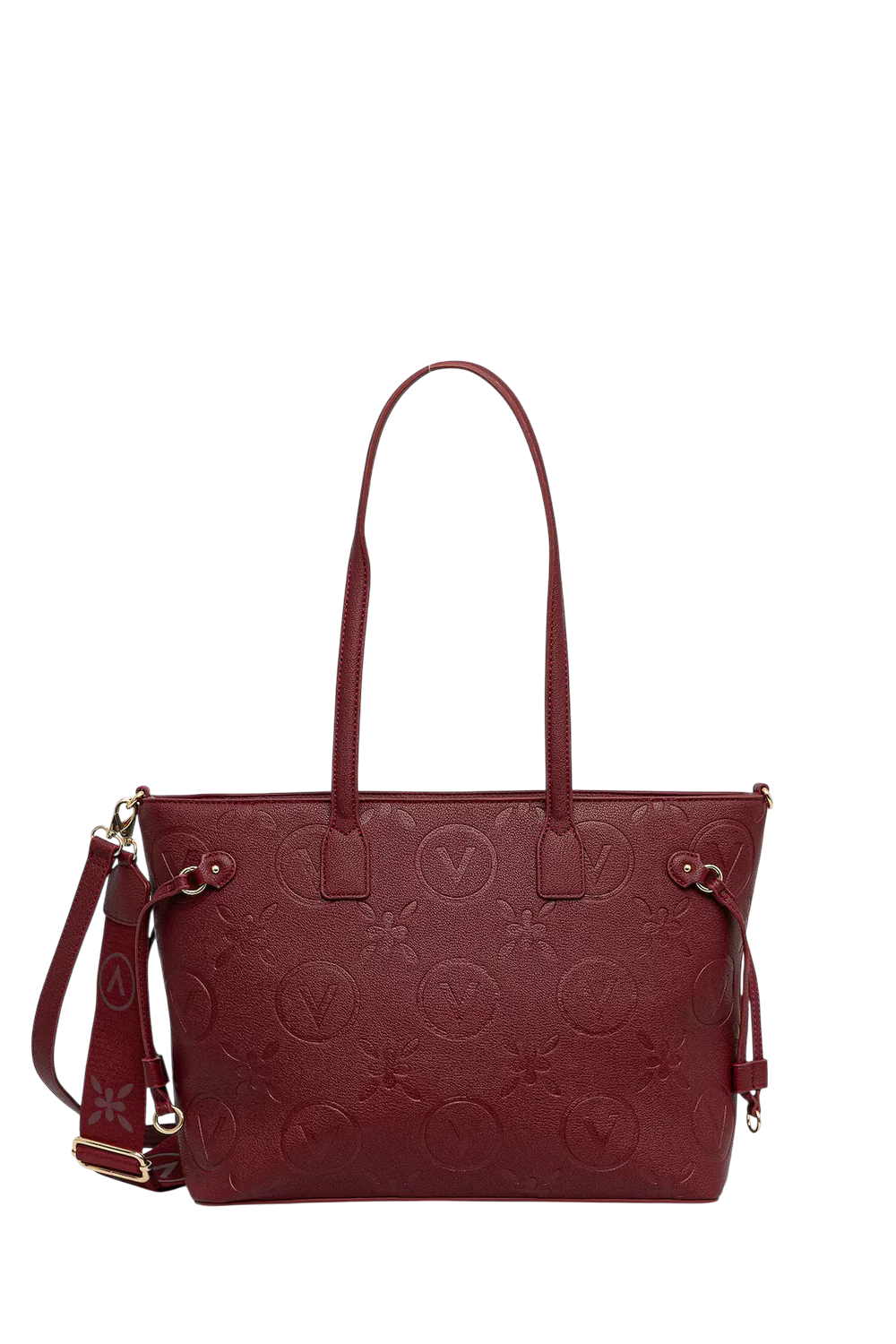 Valentino shopper Samba grande con logo in rilievo