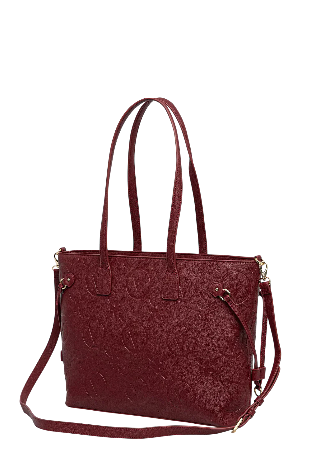 Valentino shopper Samba grande con logo in rilievo