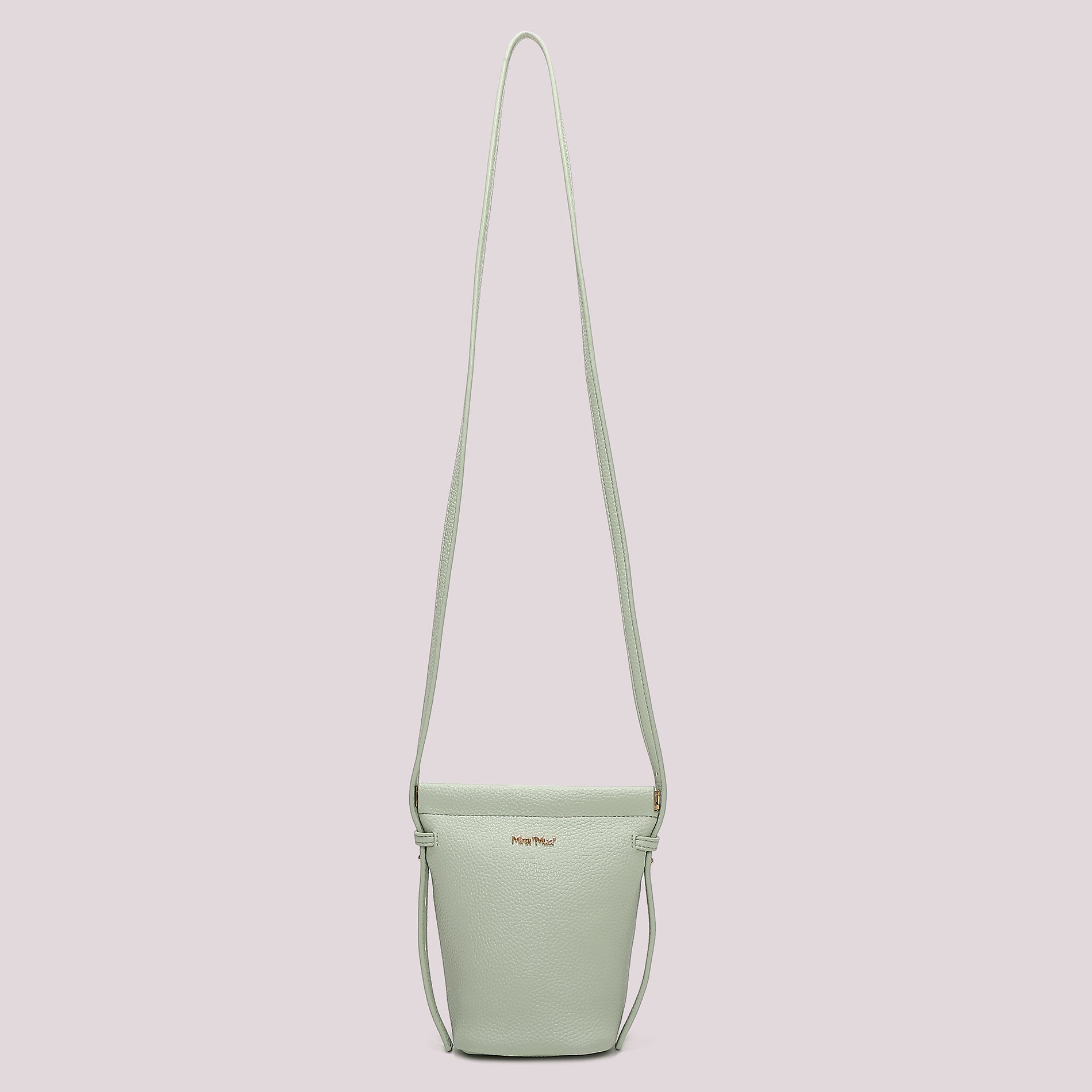 Borsa tracolla donna Mimi Mua compatta con design minimal elegante VERDE ACQUA TU | Giò Fashion