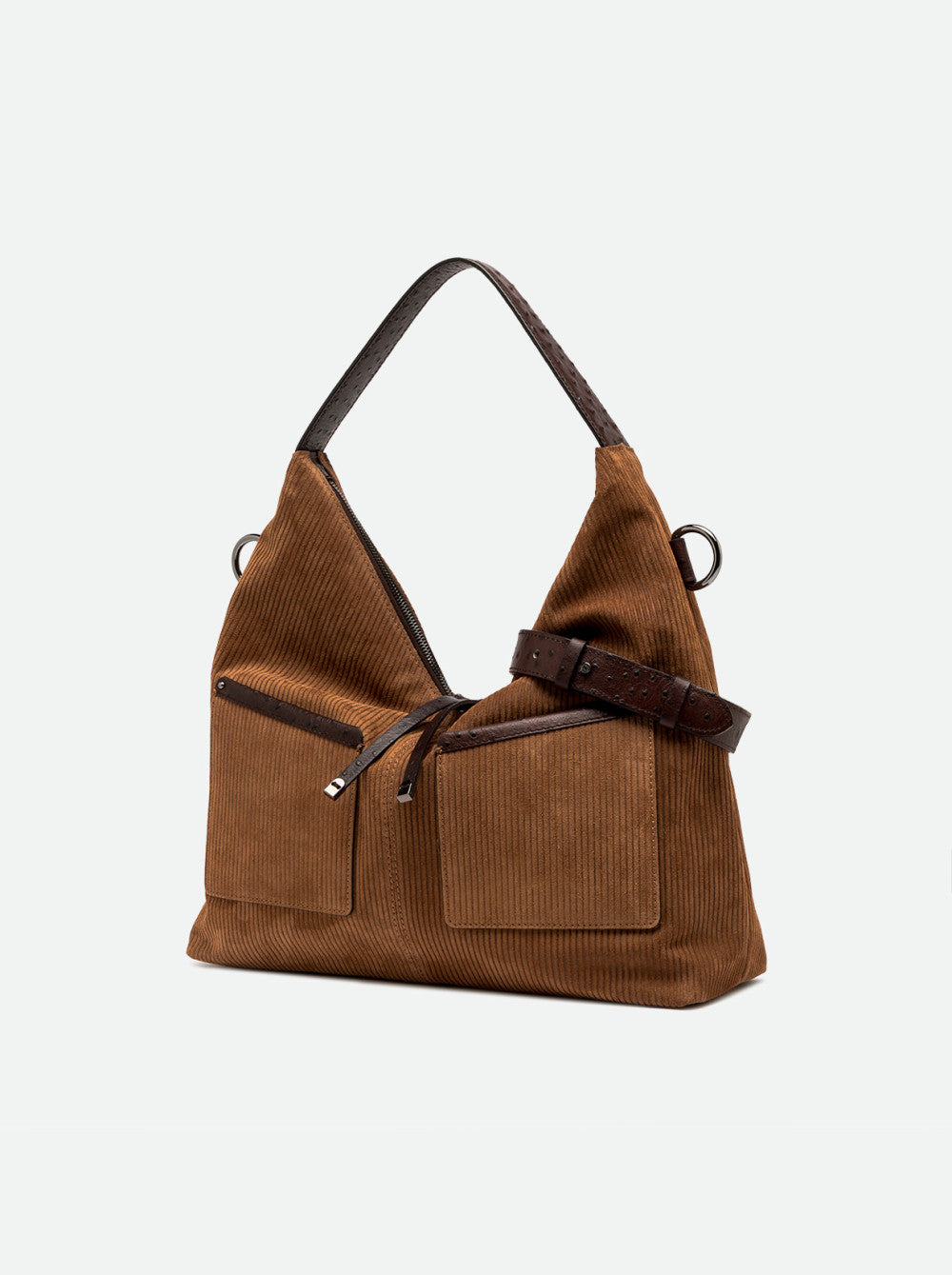 Borsa a Spalla Scilla in Pelle Scamosciata