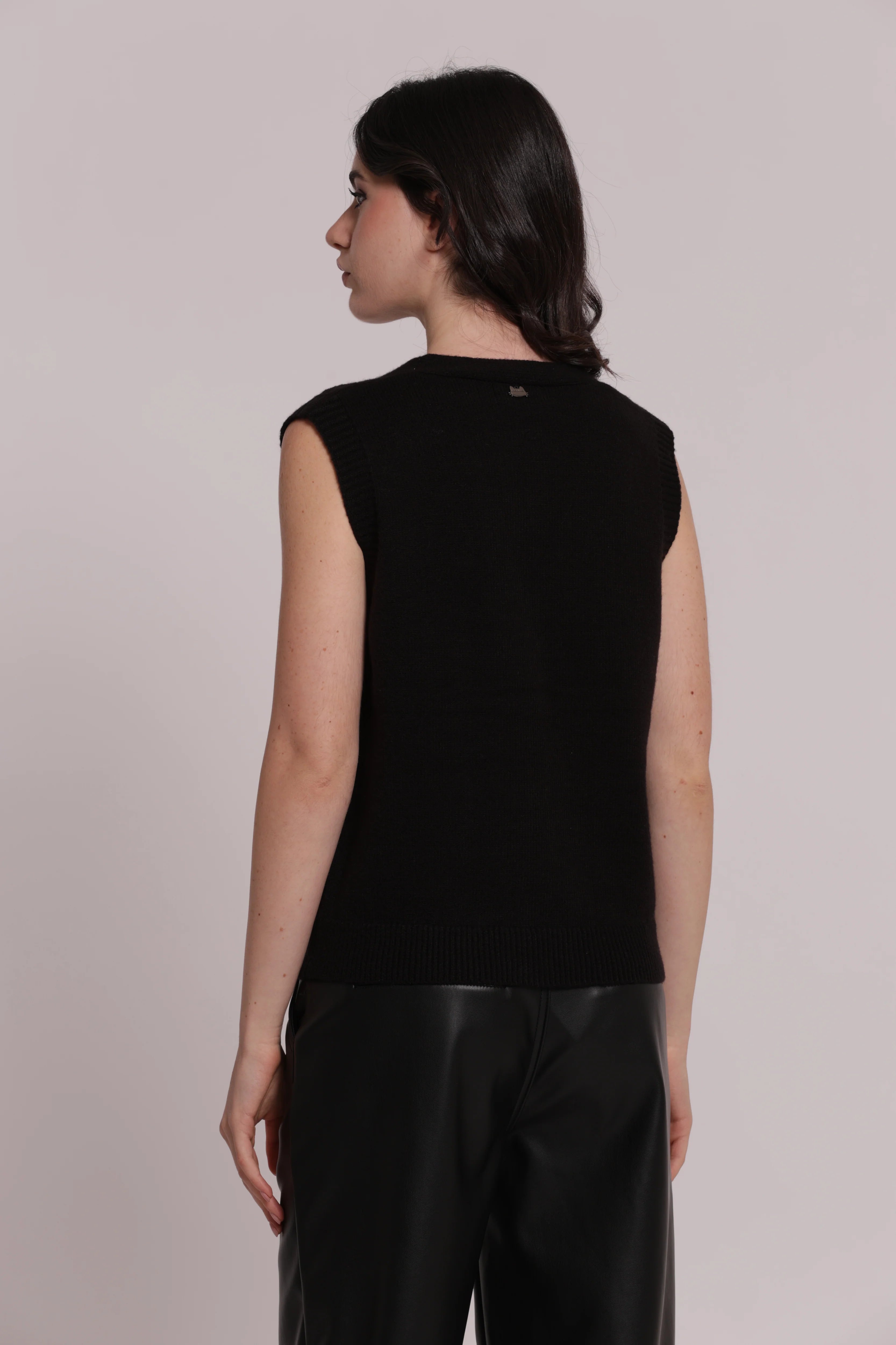Gilet Donna Mimi Mua con Bottoni Gioiello