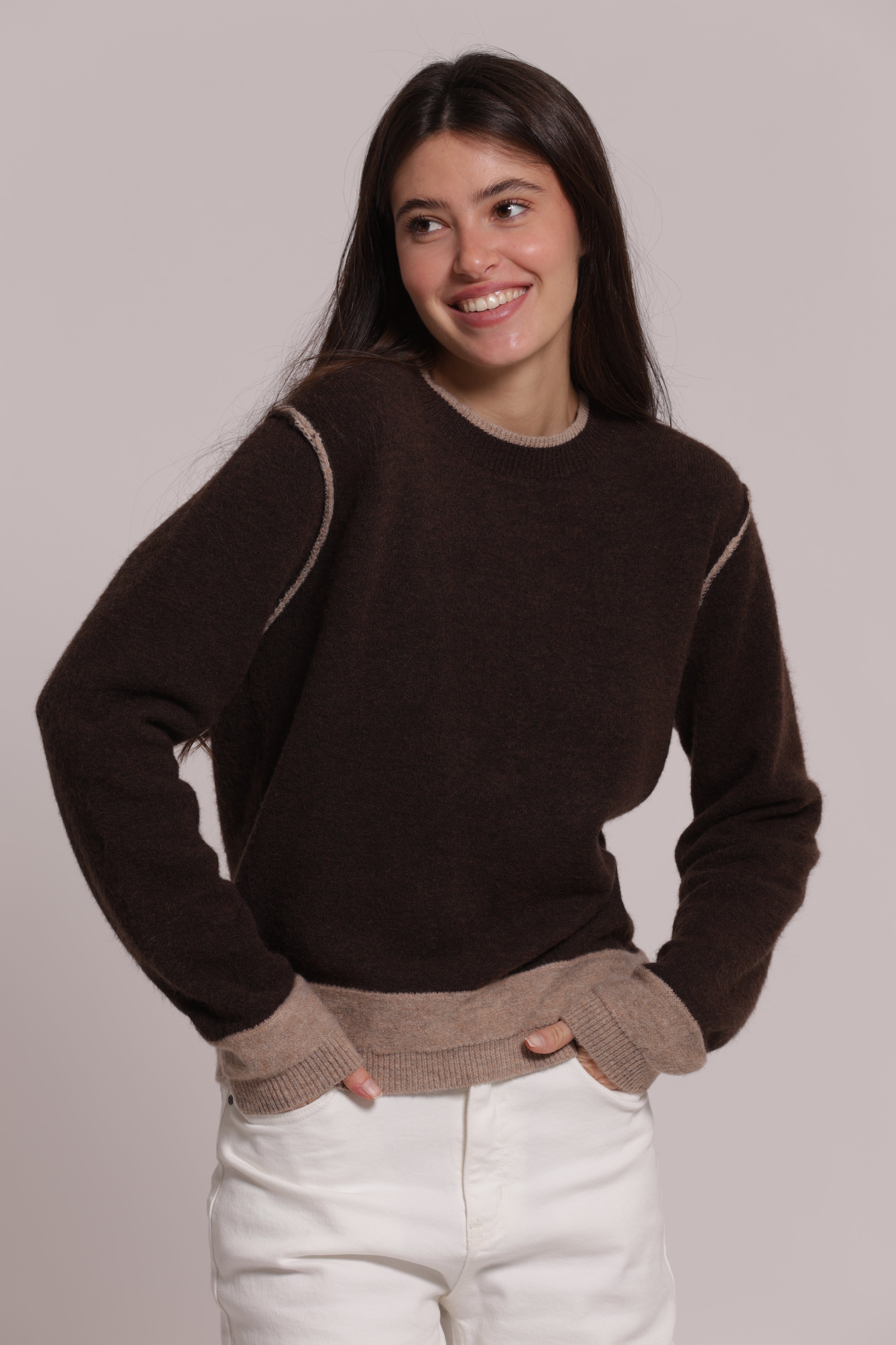 Maglia Donna Mimi Mua con Scollo Tondo
