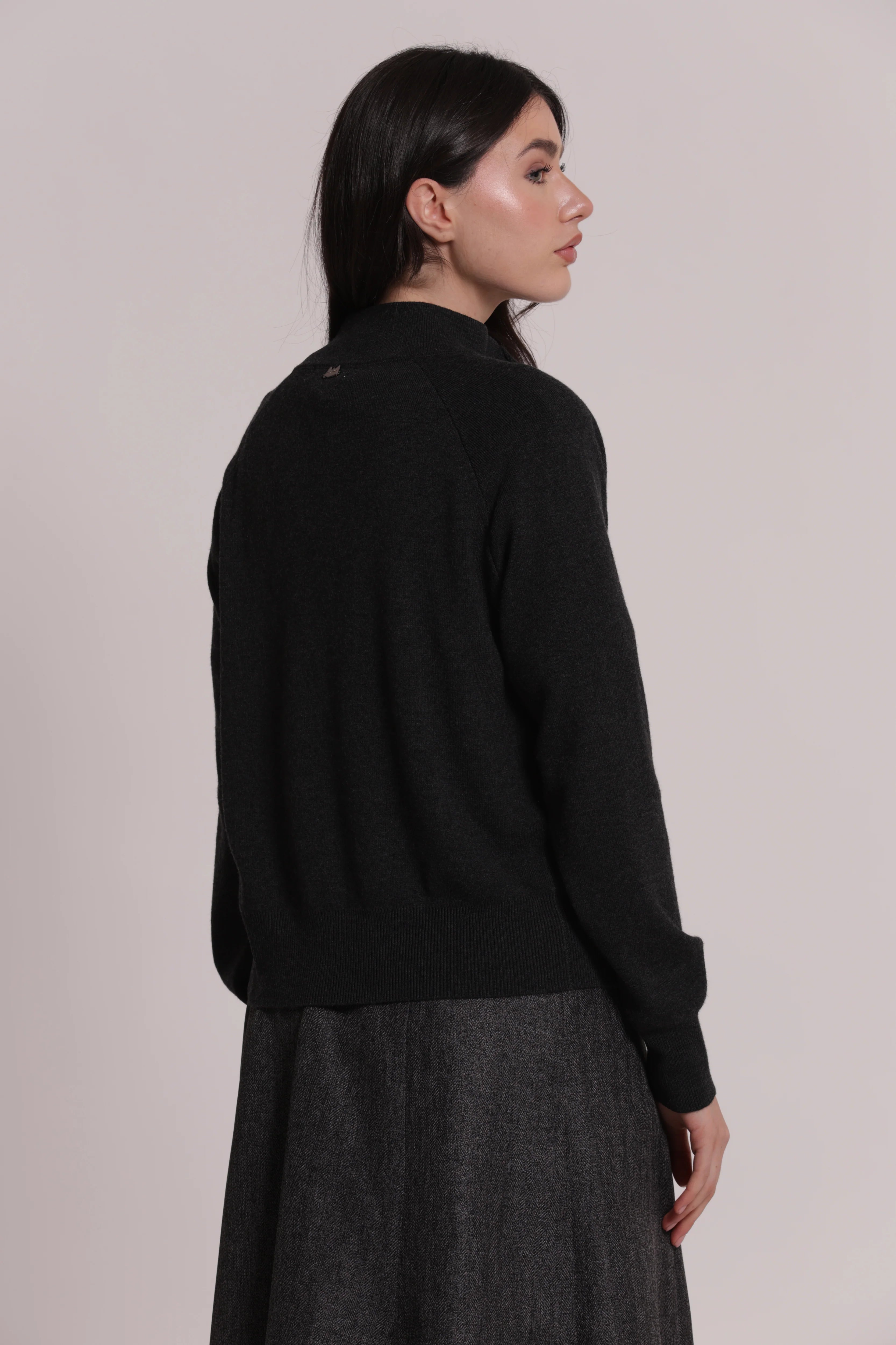 Cardigan Donna Mimi Mua con Lupetto e Tasche