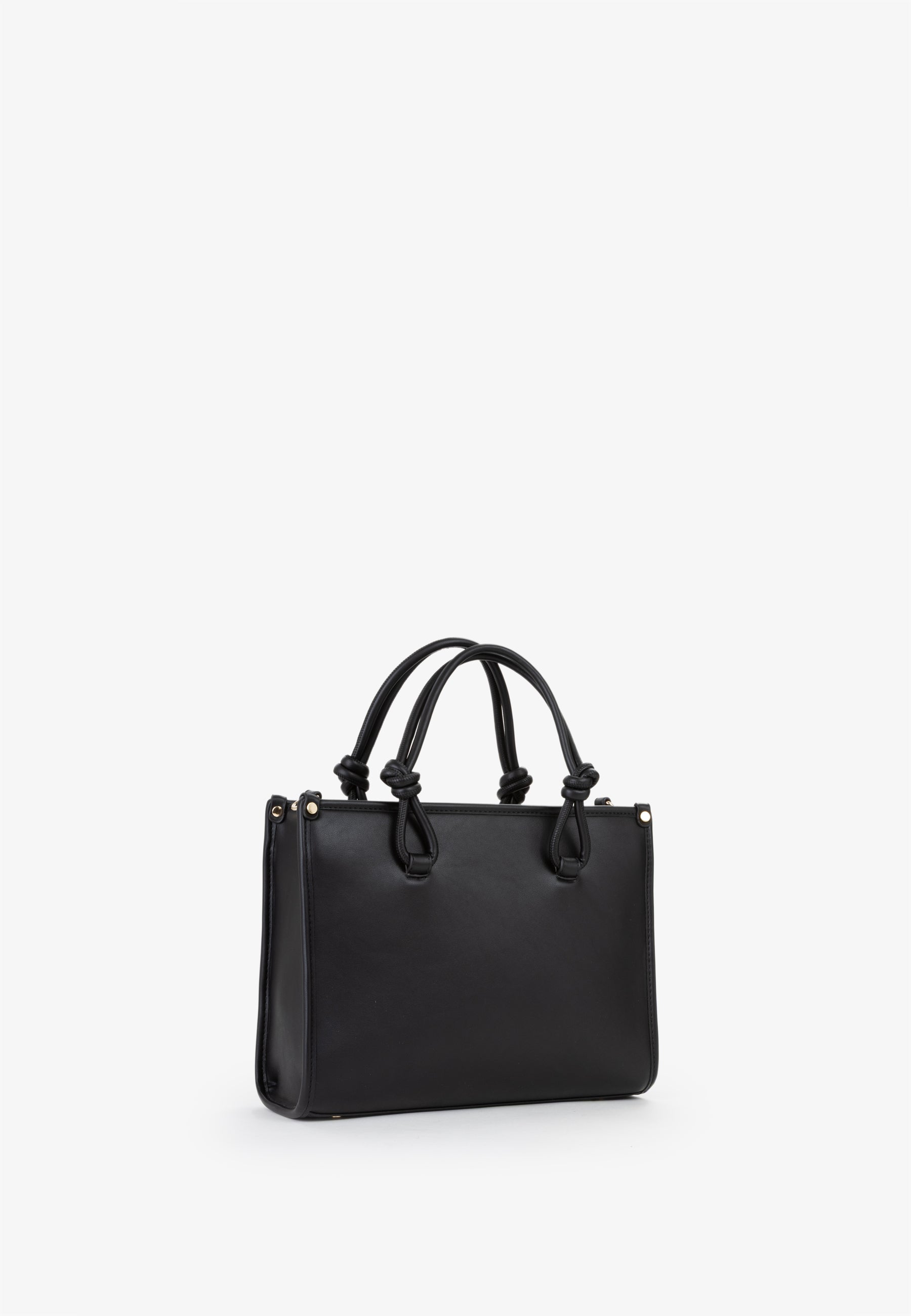 Borsa a mano donna Mario Valentino con tracolla logata e design strutturato Nero TU | Giò Fashion